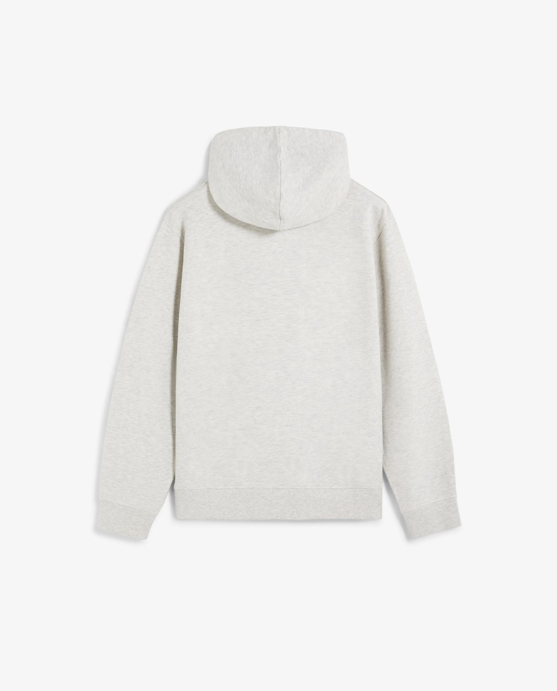 Sweatshirt com Capuz e Bolso Canguru Cinzento-claro-6