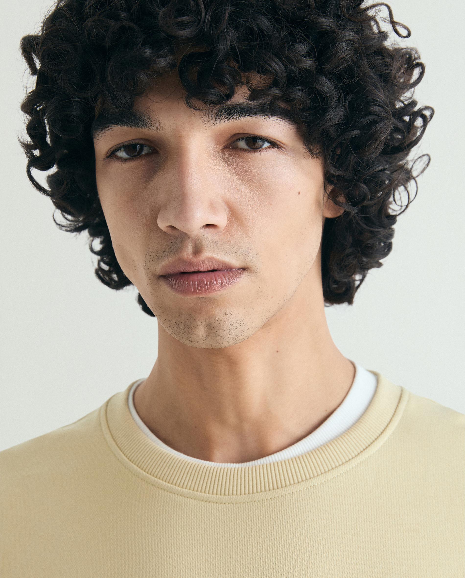 Sweatshirt com Gola Redonda e Logo Bordado Pistácio-5