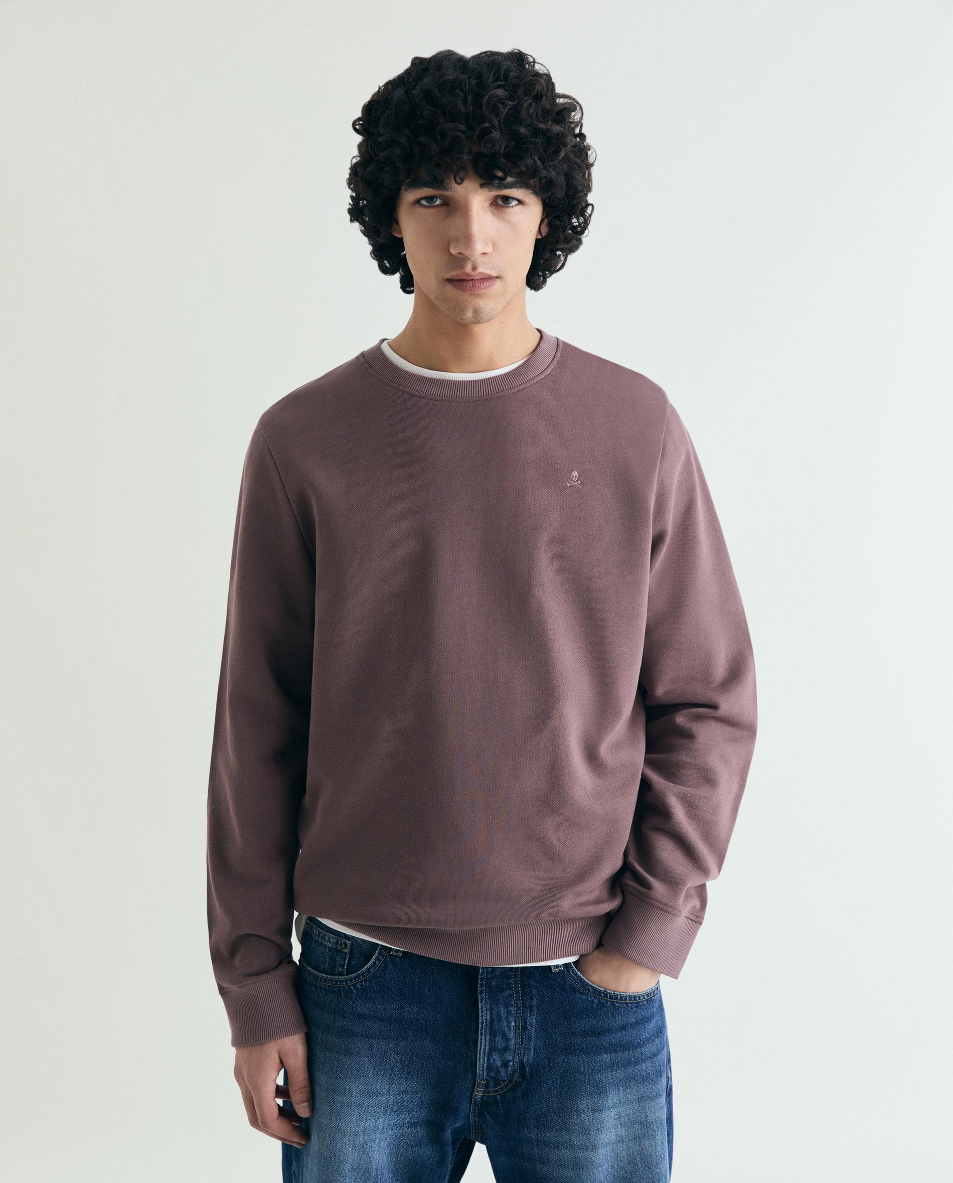 Imagem 0 de Sweatshirt com Gola Redonda e Logo Bordado