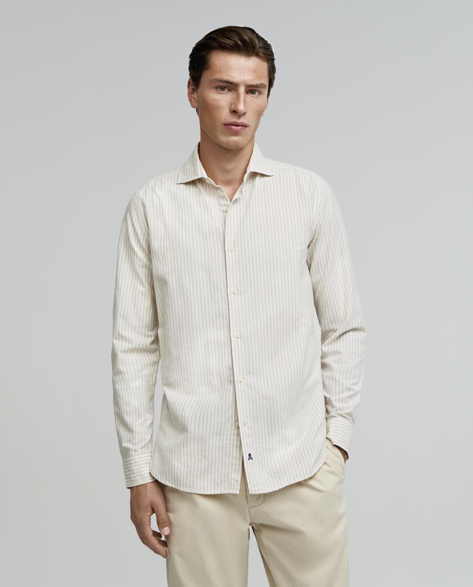 Imagem 0 de Camisa Regular Fit Às Riscas