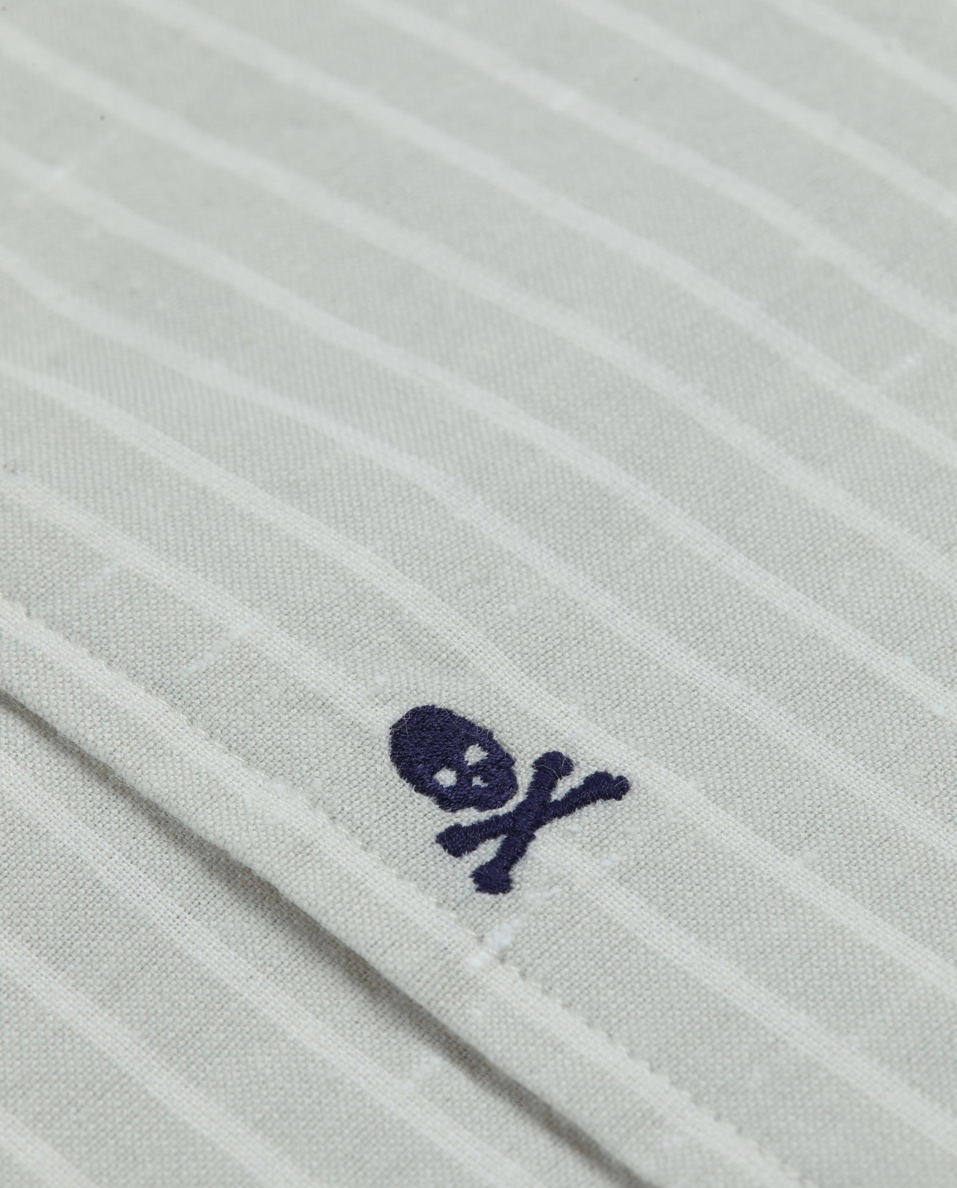 Camisa Regular Fit Às Riscas Verde-claro-8