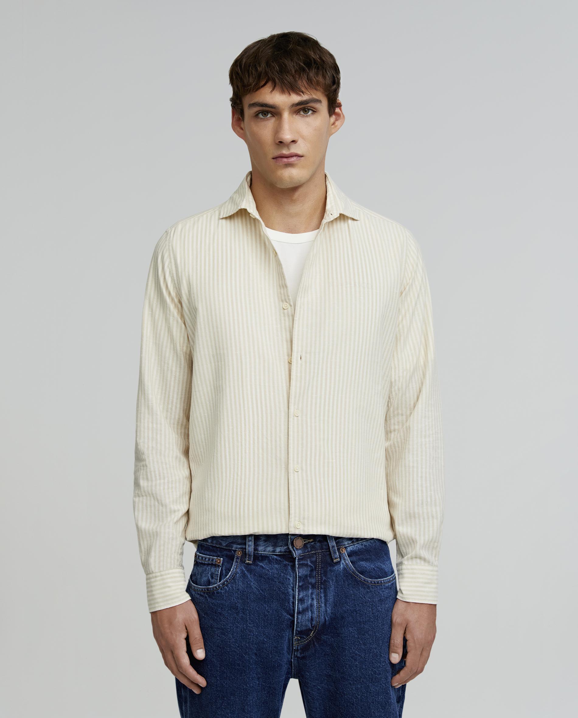 Imagem 0 de Camisa Regular Fit Às Riscas
