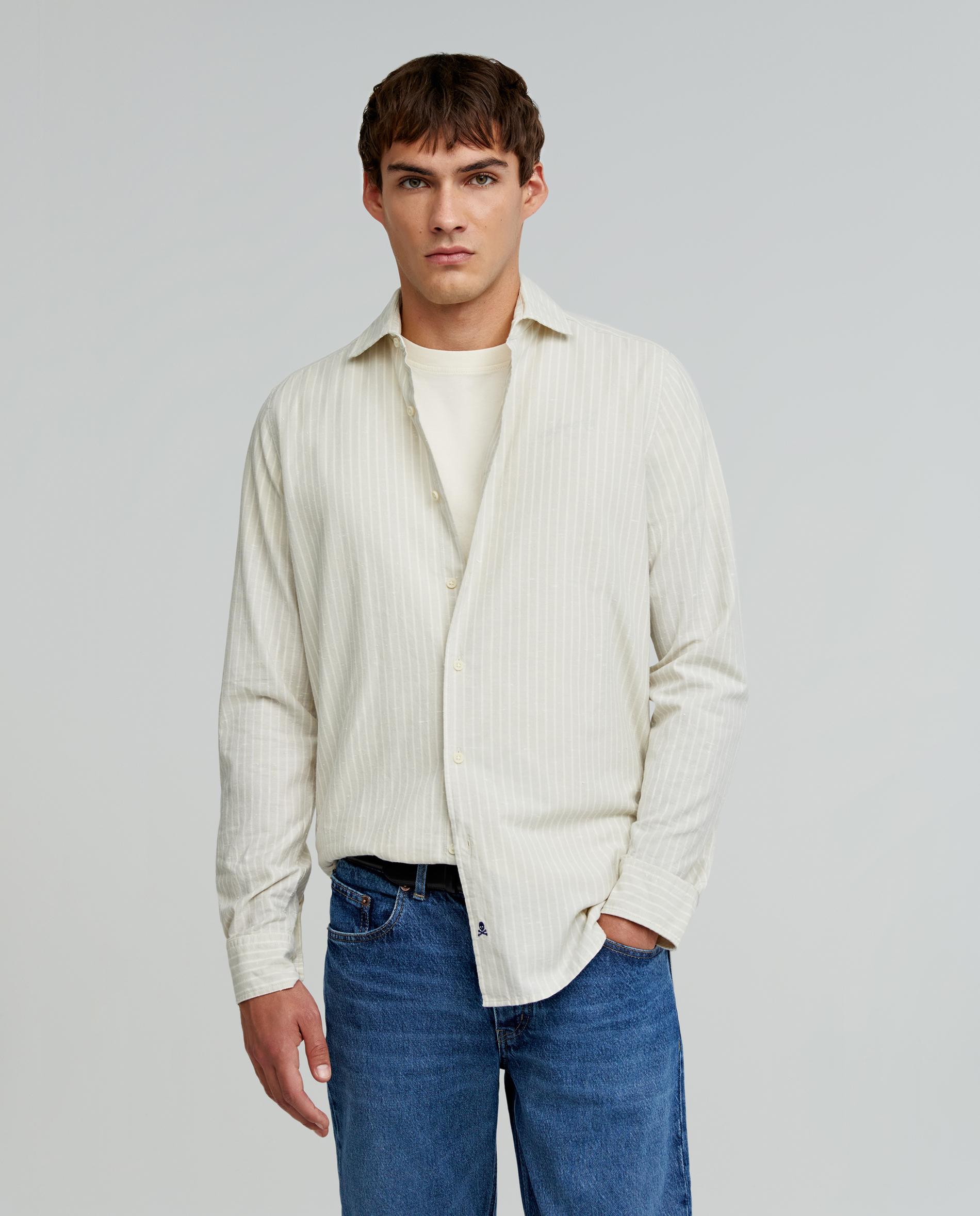 Imagem 0 de Camisa Regular Fit Às Riscas