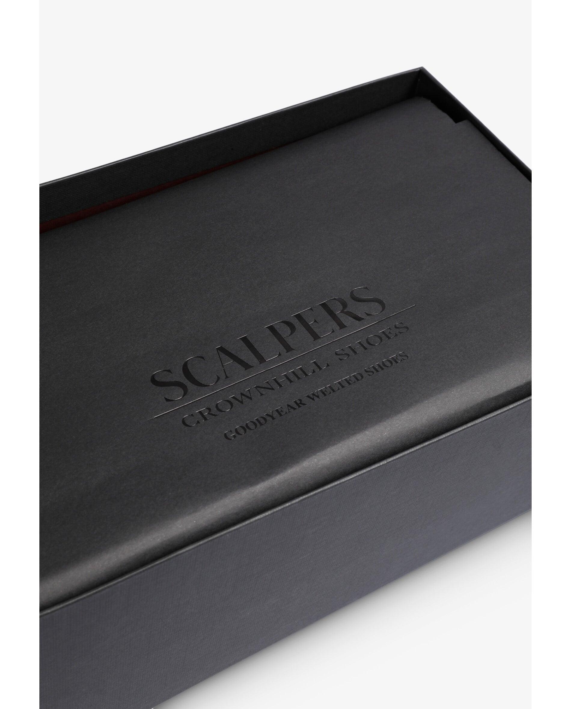 Bluchers de Pele com Fivela Ajustável Preto-10