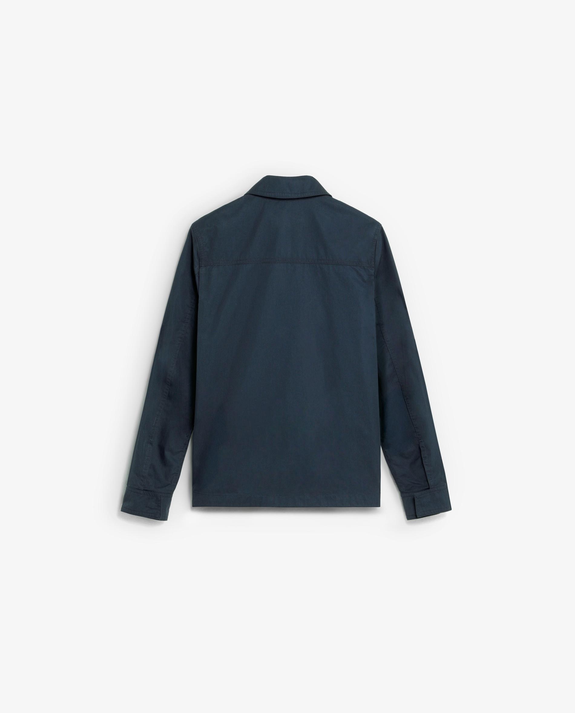 Casaco Infantil com Gola Camiseiro e Fecho Zip Scalpers Navy-5