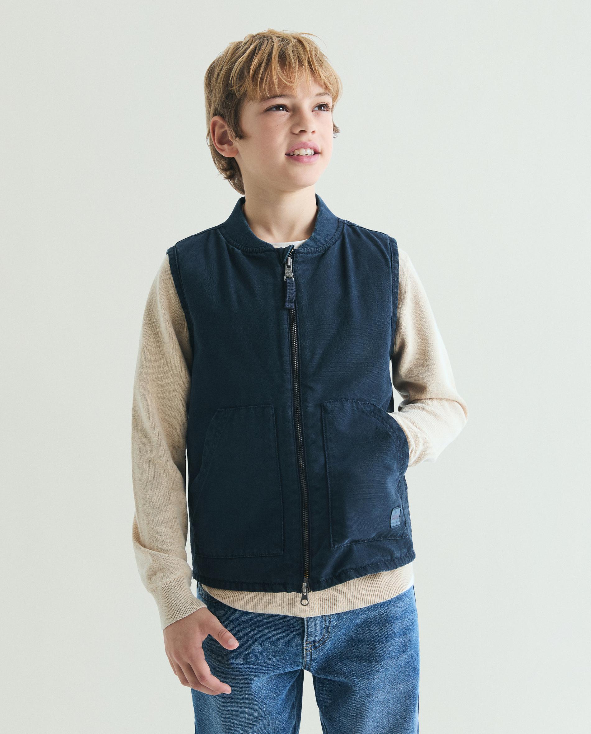 Imagem 0 de Colete Infantil com Bolsos e Fecho Zip