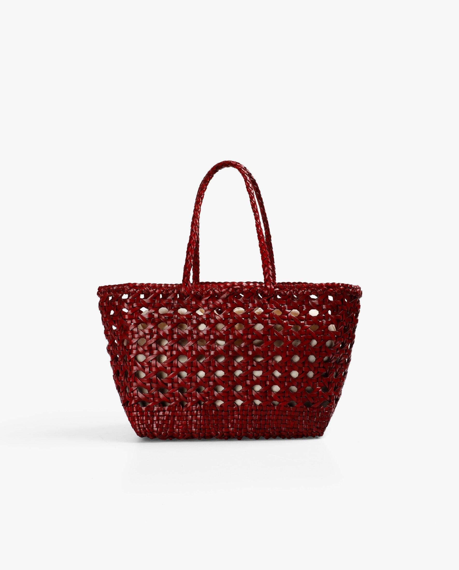 Imagem 0 de Mala de Ombro em Pele Entrançada