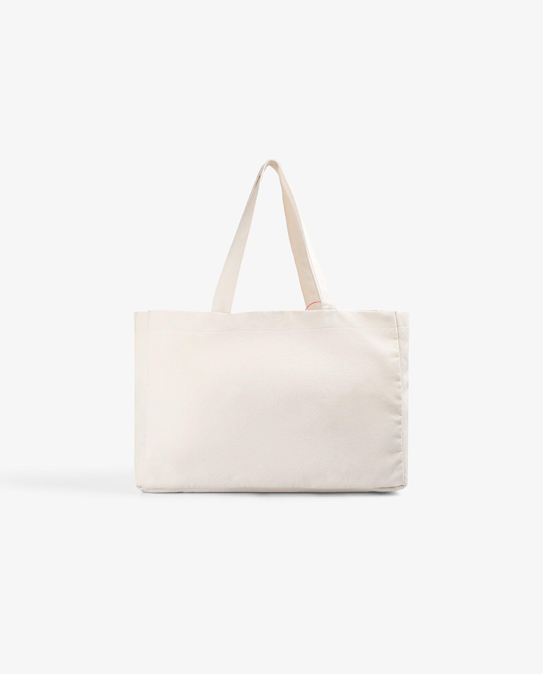 Mala Infantil Tipo Tote com Print Frontal Branco-2