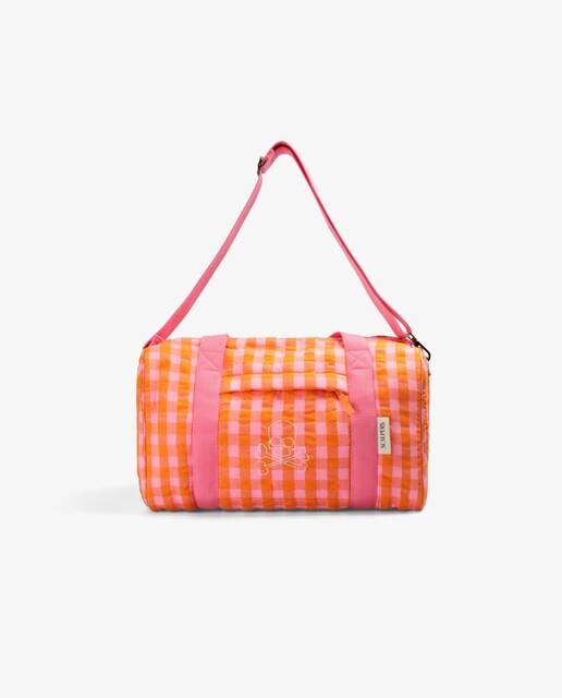 Imagem 0 de Mala de Viagem Infantil Acolchoada aos Quadrados Vichy