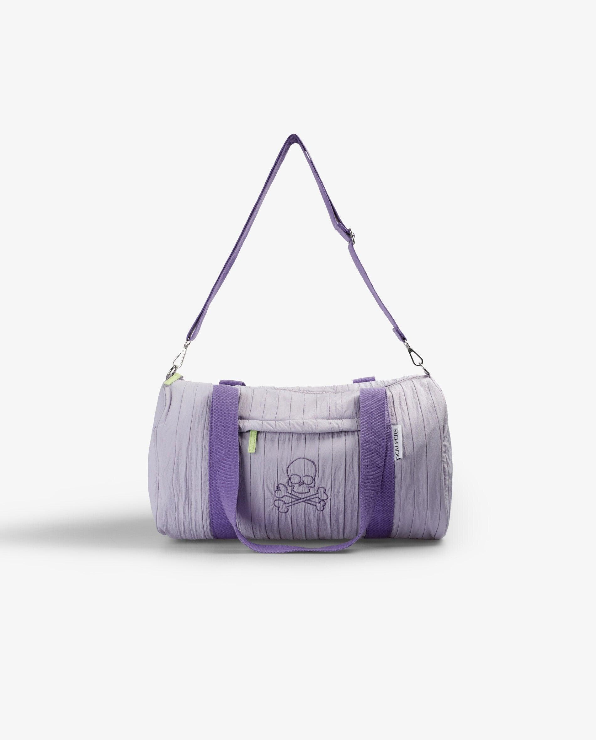 Mala Infantil Tipo Duffle com Fecho Zip Scalpers Lilás-4