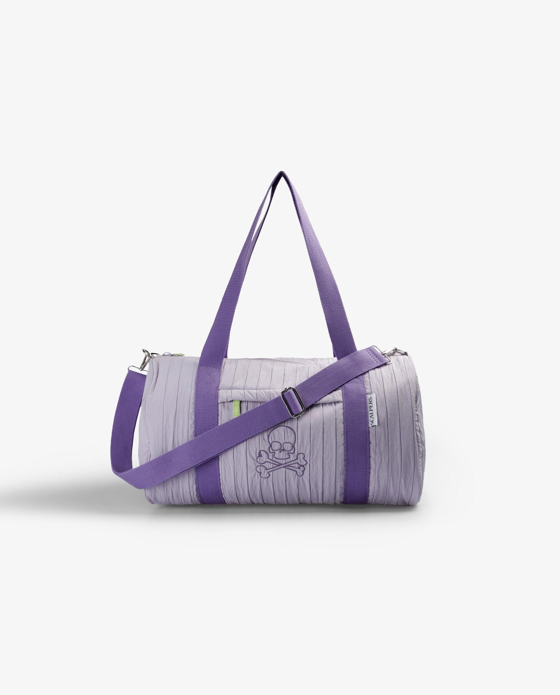 Mala Infantil Tipo Duffle com Fecho Zip Scalpers Lilás-5