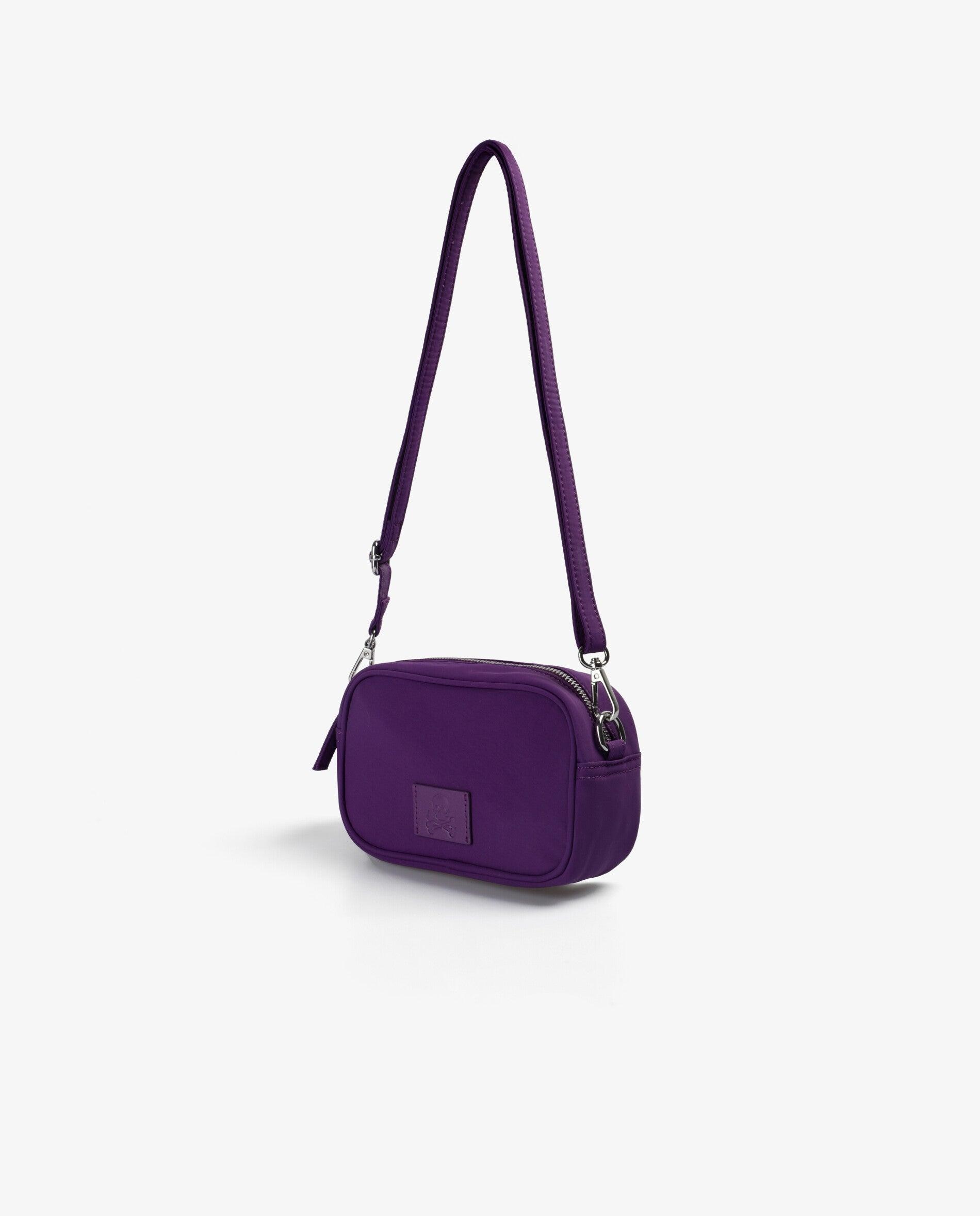 Mala a Tiracolo Infantil com Alça Ajustável e Fecho Zip Scalpers Roxo-3
