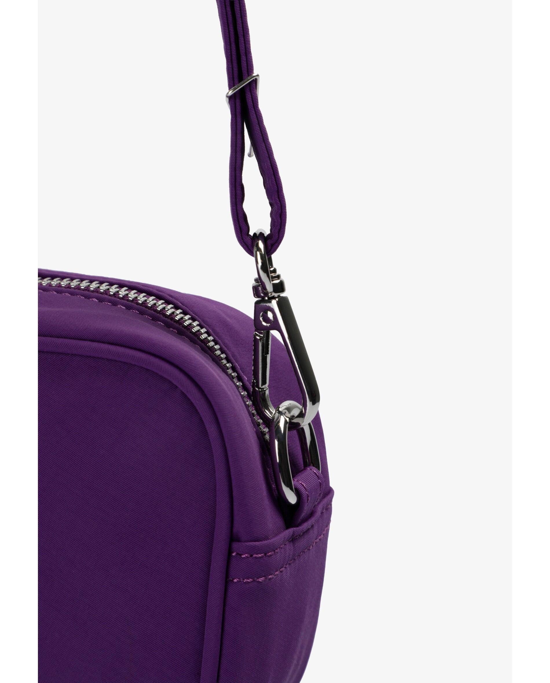 Mala a Tiracolo Infantil com Alça Ajustável e Fecho Zip Scalpers Roxo-6
