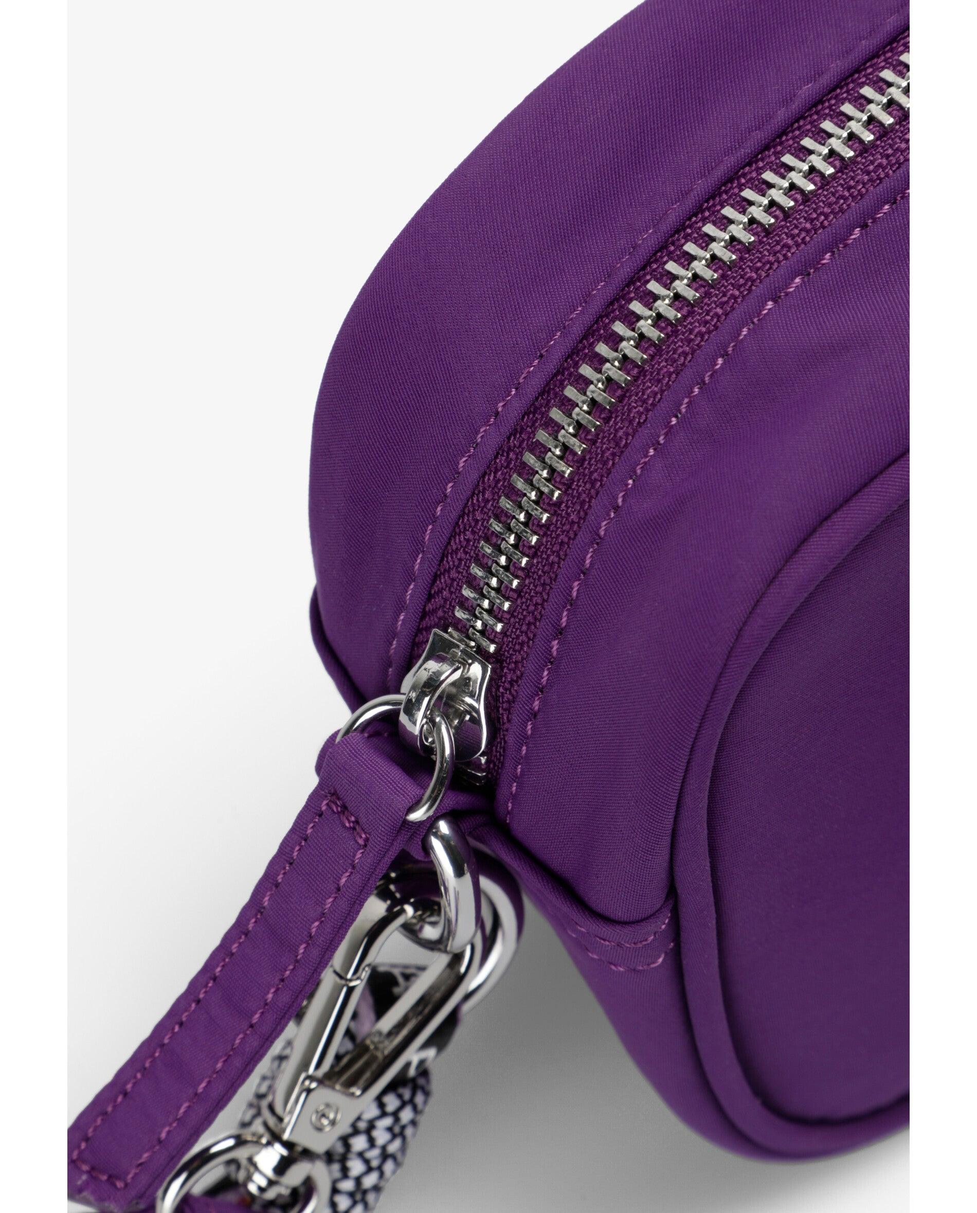 Mala a Tiracolo Infantil com Alça Ajustável e Fecho Zip Scalpers Roxo-7