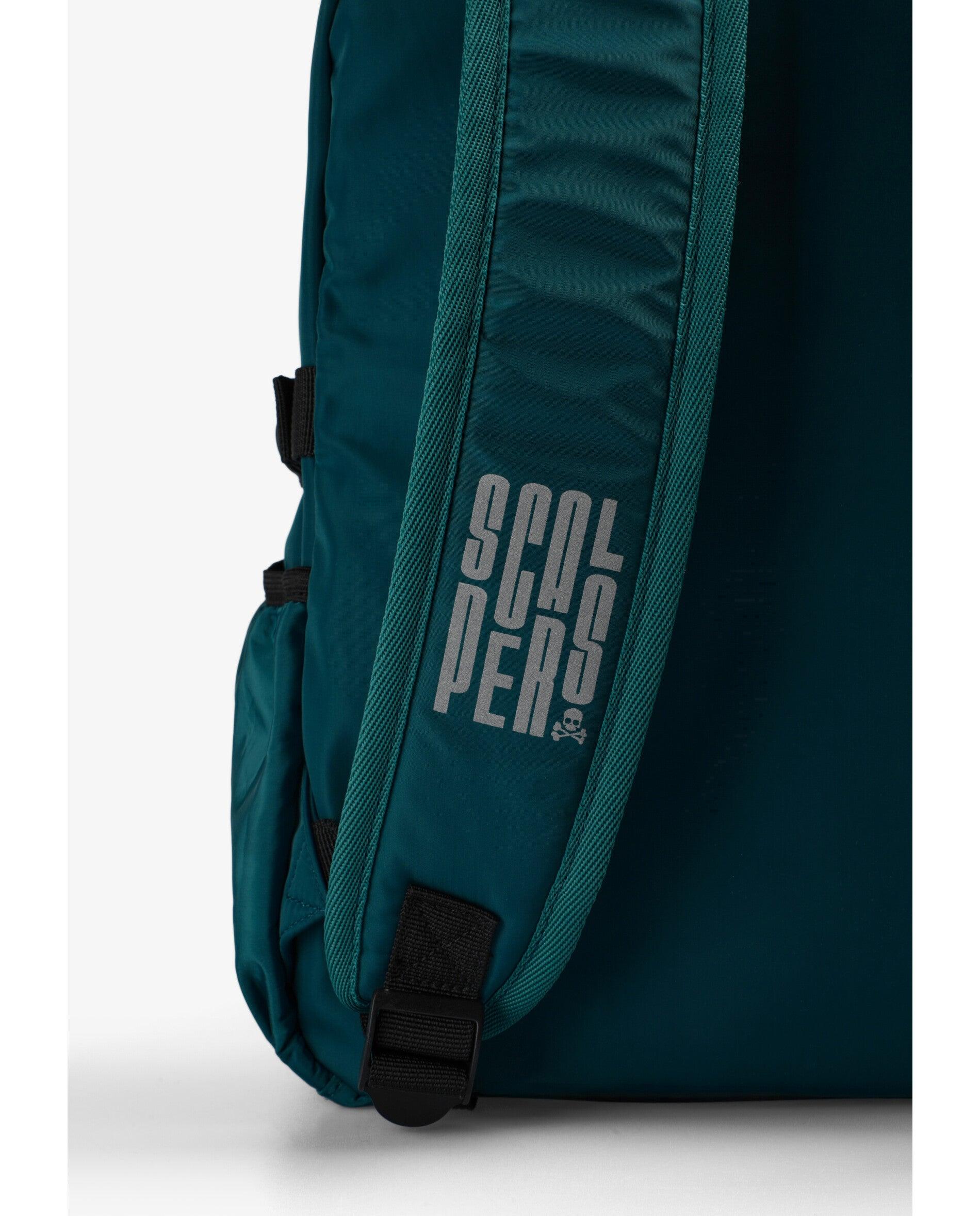 Mochila Infantil com Bolso Frontal e Alças Reguláveis Scalpers Verde-acinzentado-7