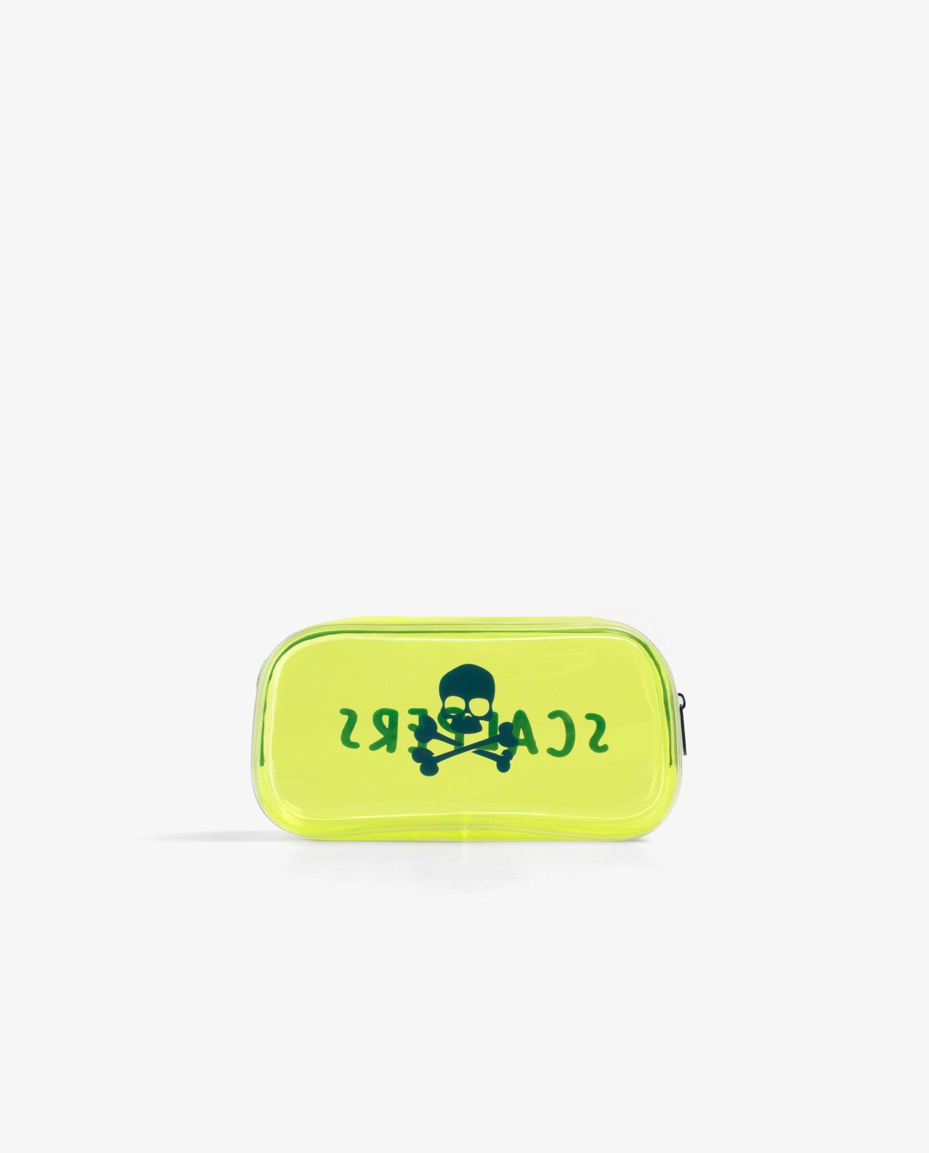 Nécessaire Infantil com Logo Frontal e Fecho Zip Scalpers Amarelo-1