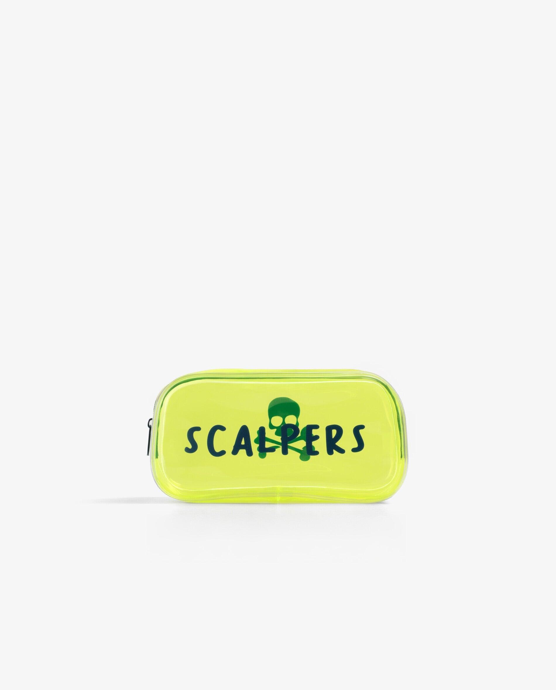 Nécessaire Infantil com Logo Frontal e Fecho Zip Scalpers Amarelo-2