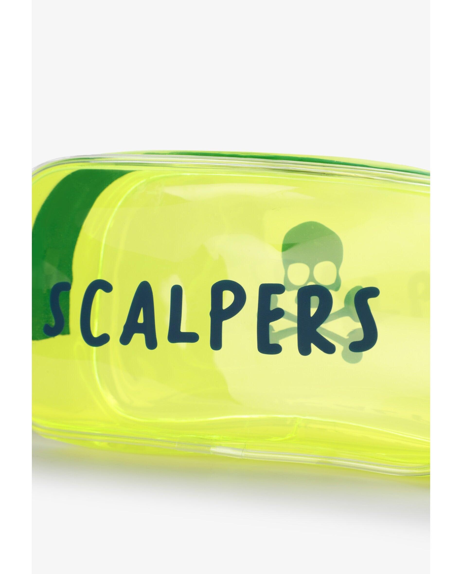 Nécessaire Infantil com Logo Frontal e Fecho Zip Scalpers Amarelo-7