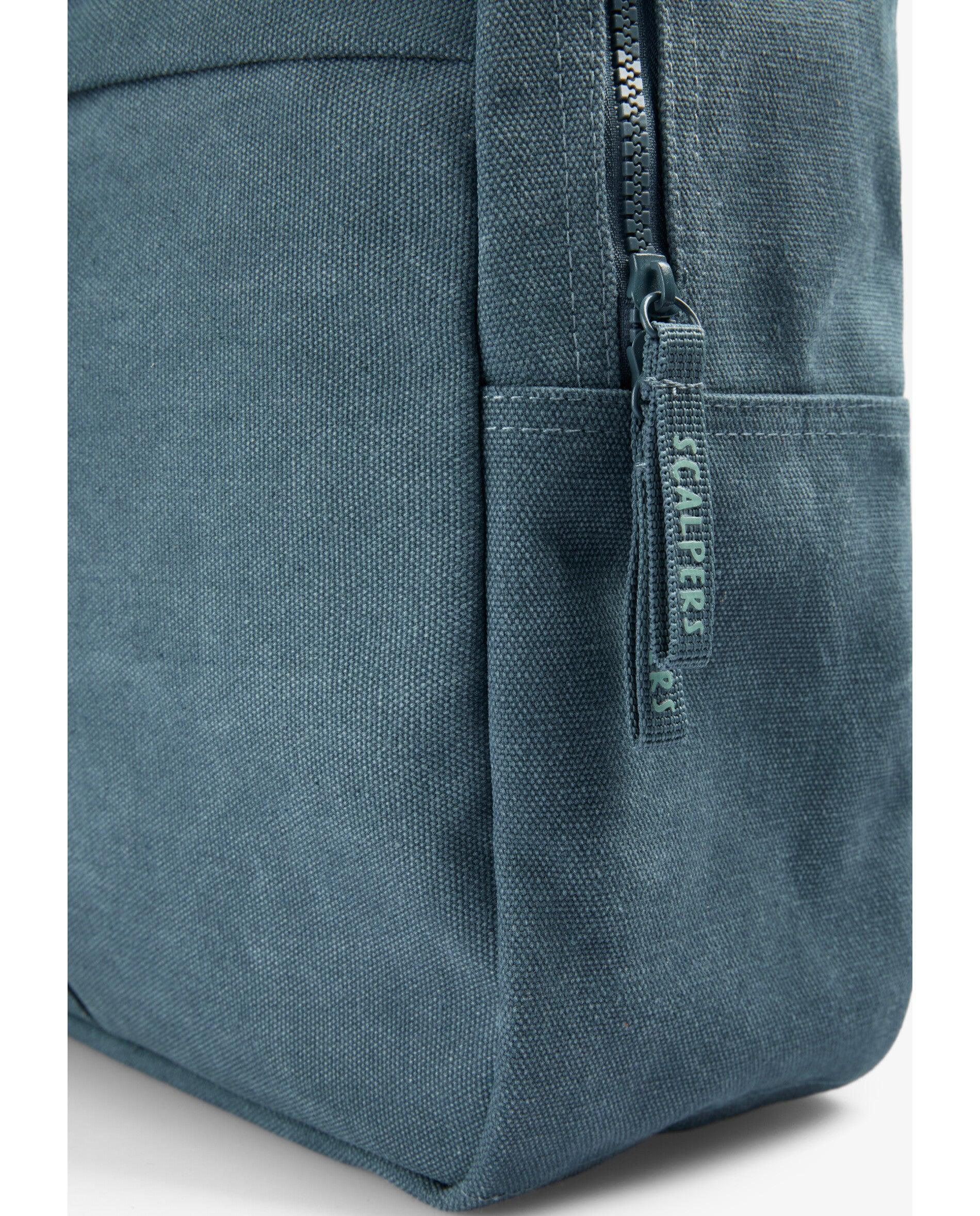 Mochila Infantil com Bolso Frontal e Alças Reguláveis Scalpers Azul-acinzentado-4