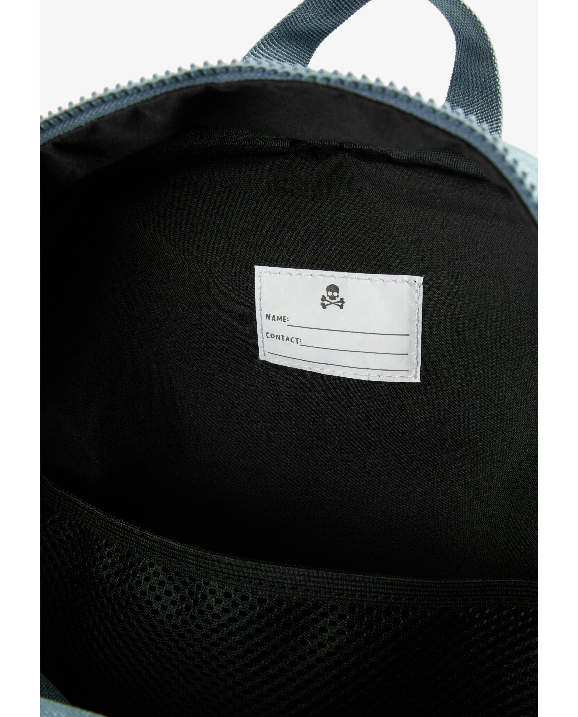 Mochila Infantil com Bolso Frontal e Alças Reguláveis Scalpers Azul-acinzentado-7