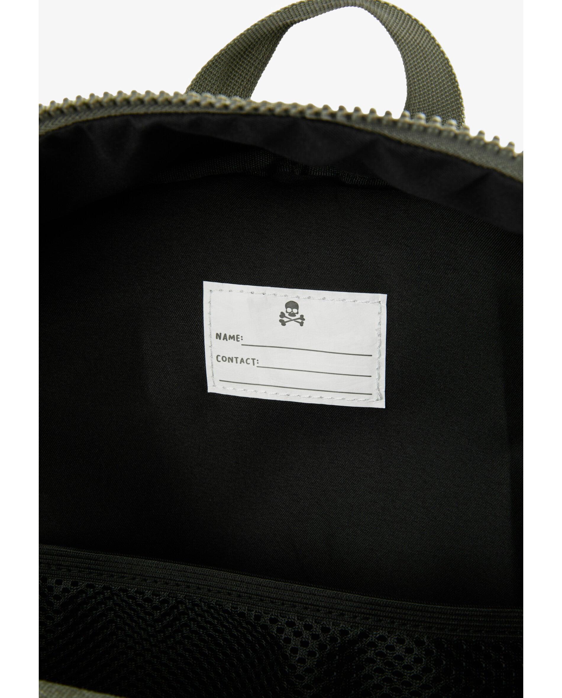 Mochila Infantil com Bolso Frontal e Alças Reguláveis Scalpers Caqui-8