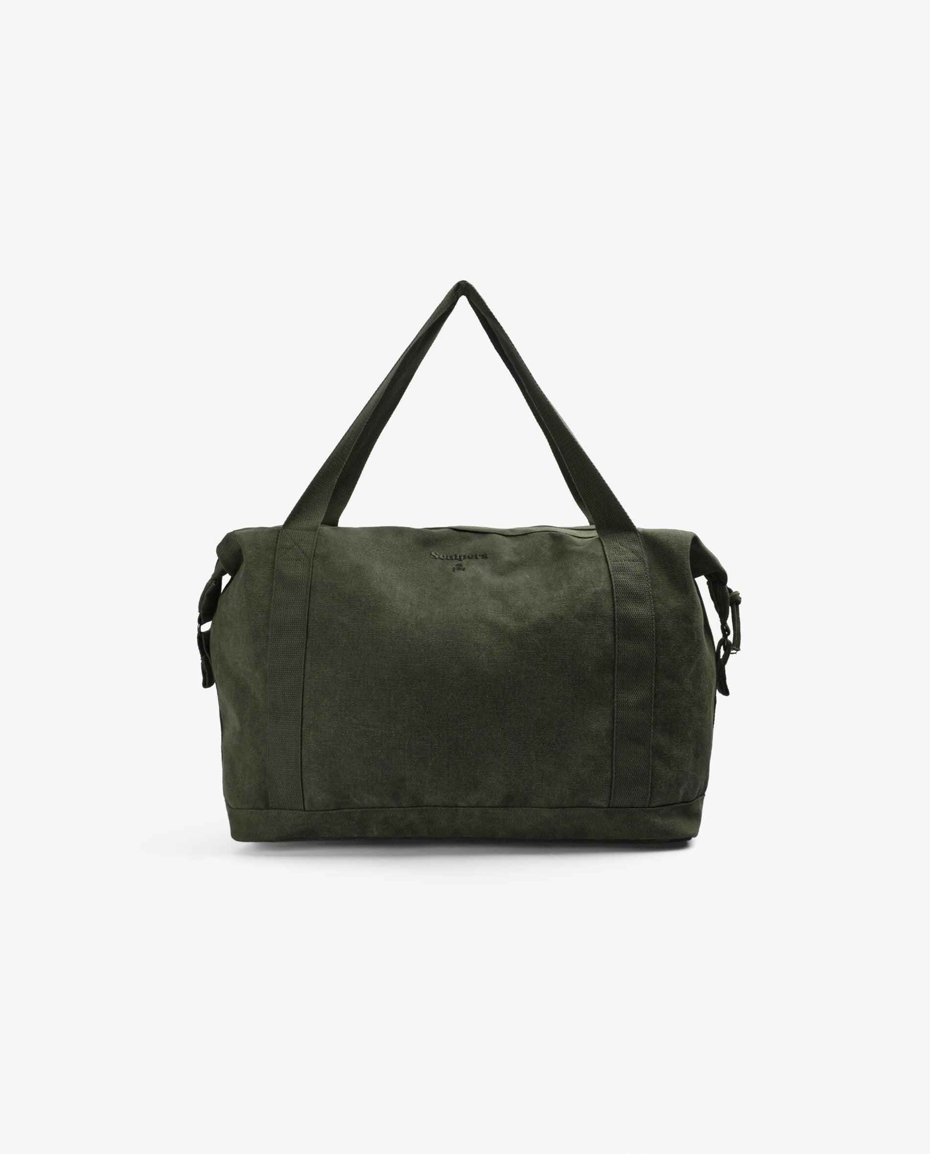 Mala Infantil de Viagem com Fecho Zip Scalpers Verde-militar-2