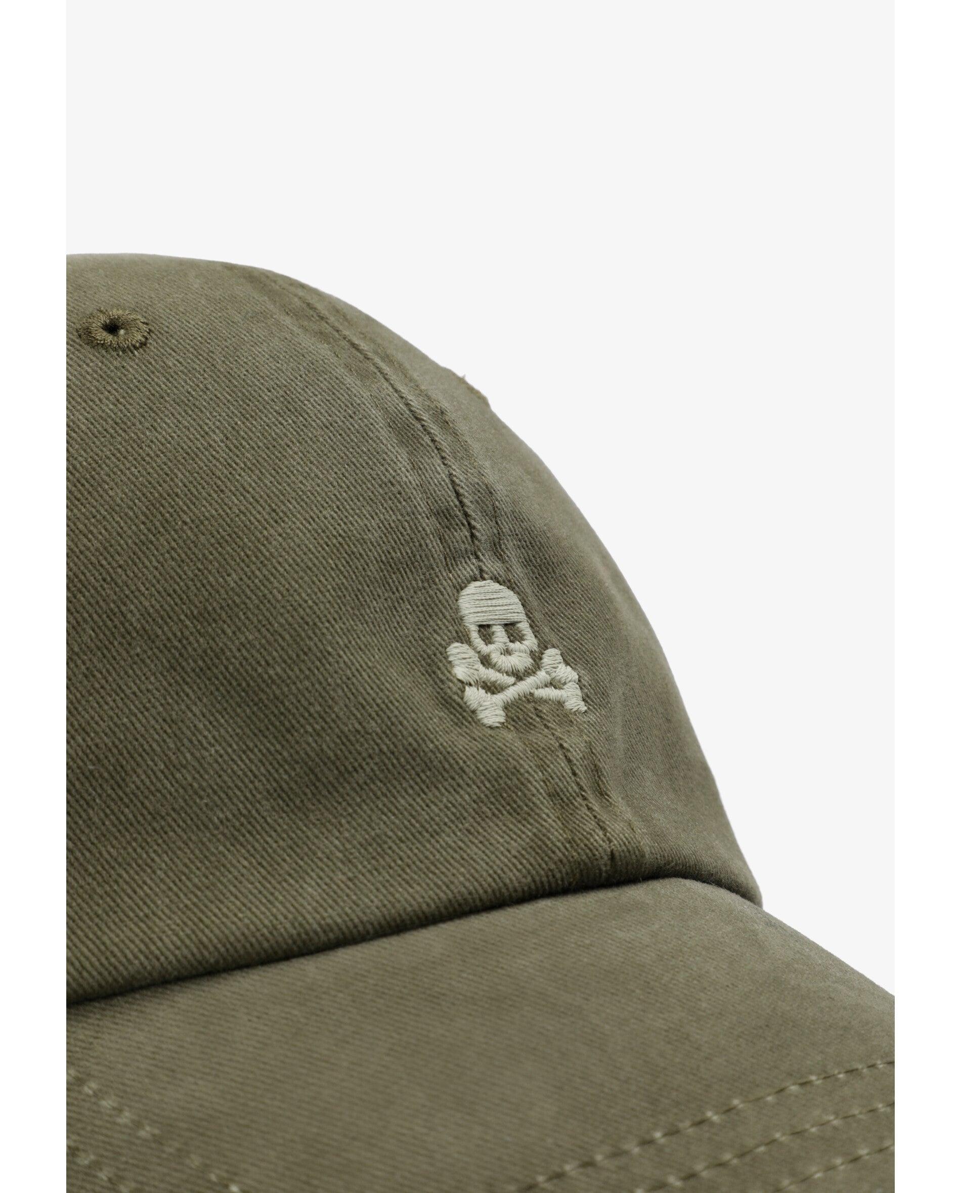 Boné Infantil Ajustável com Logo Bordado Caqui-3