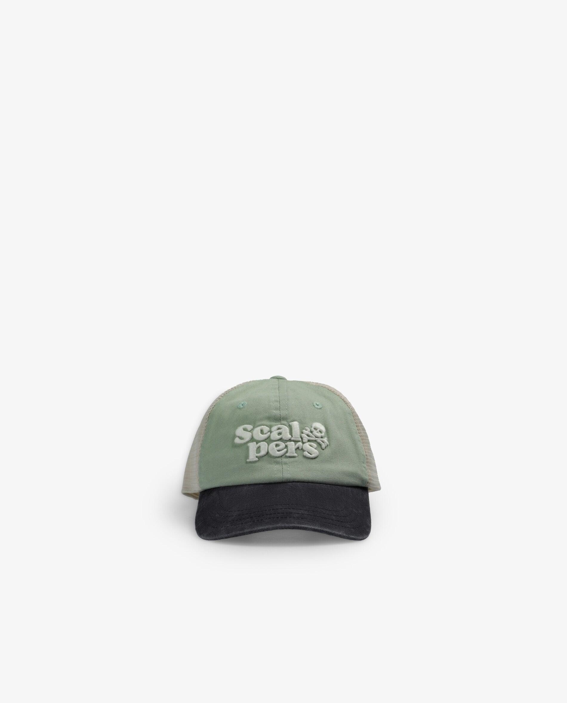 Boné Infantil Trucker Ajustável com Logo Bordado Scalpers Navy-2
