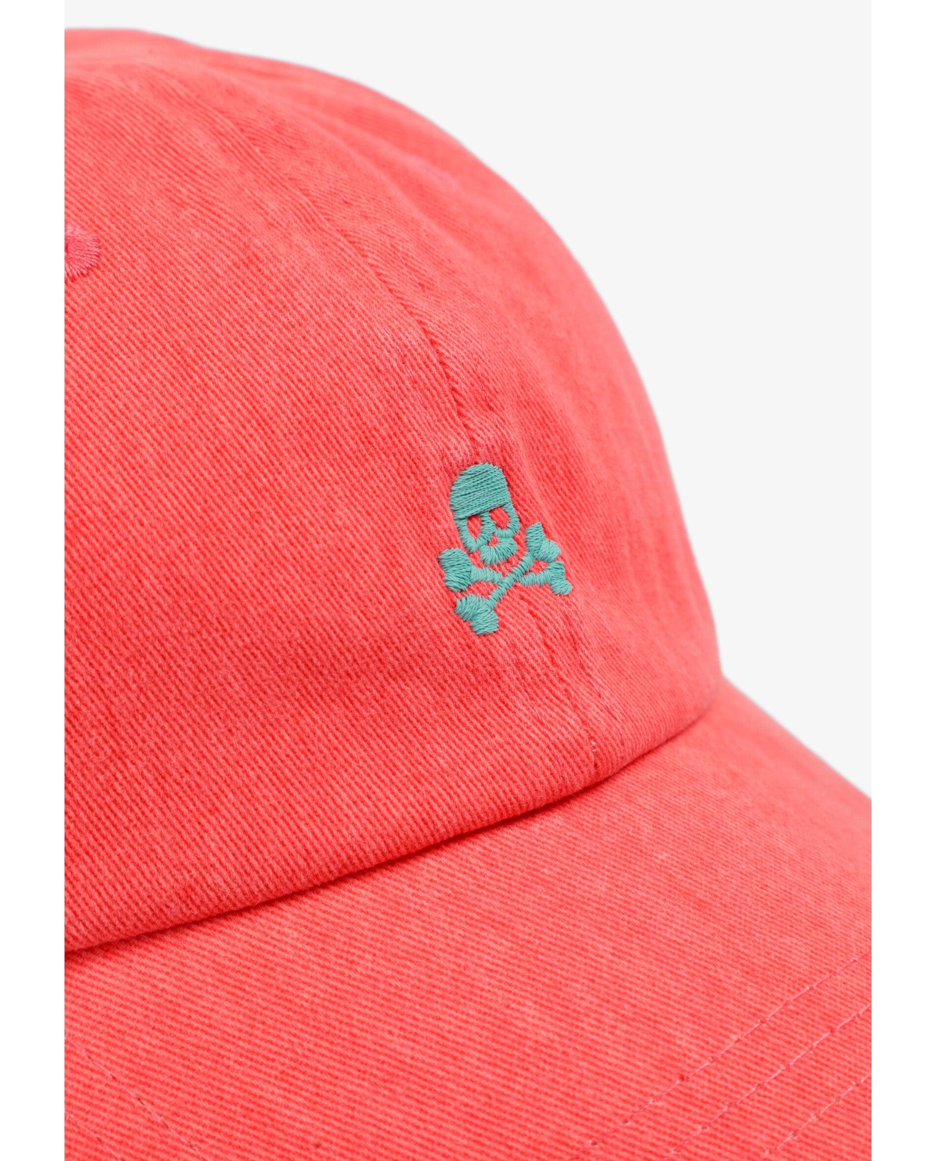 Boné Infantil Ajustável com Efeito Lavado Scalpers Coral-3