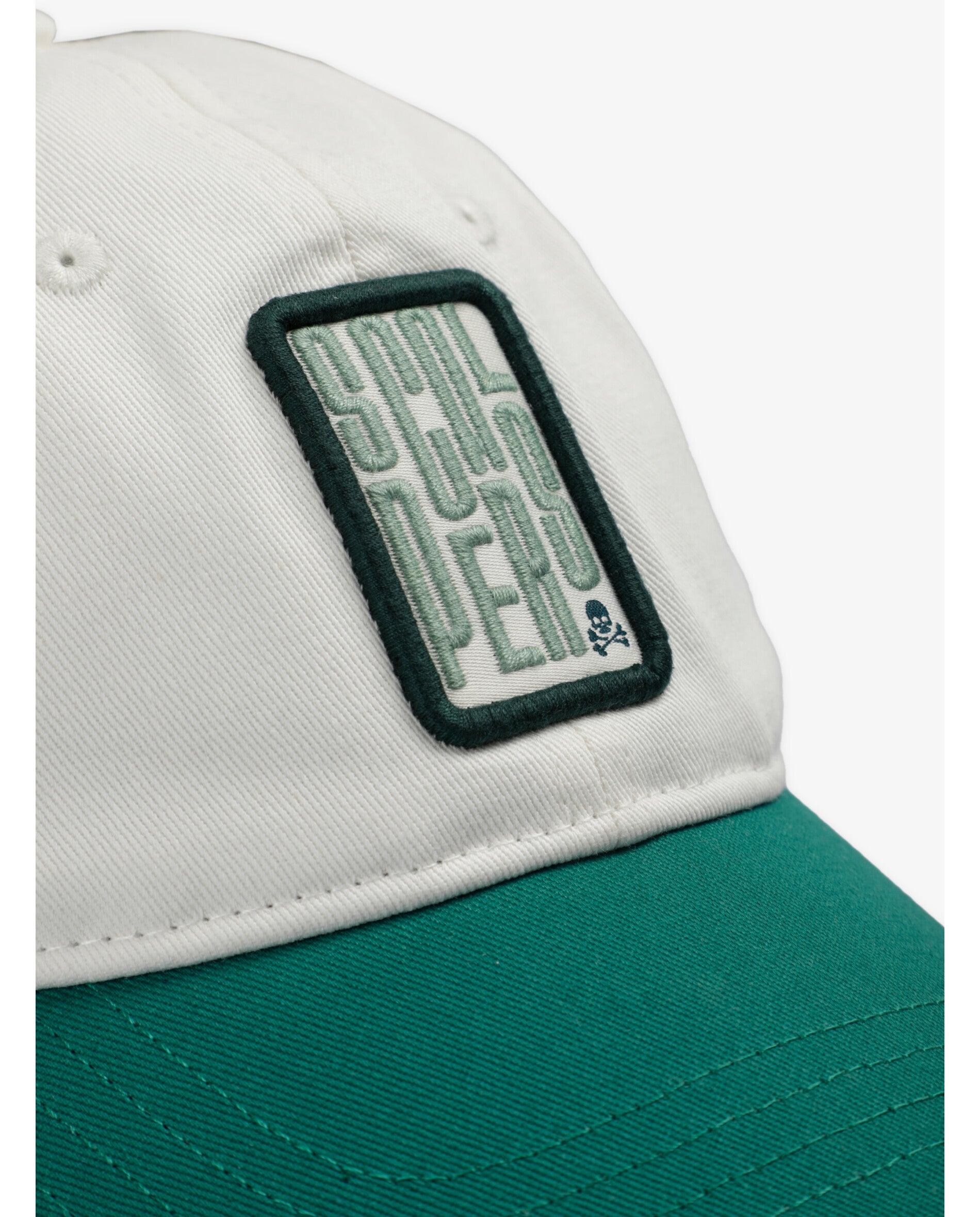 Boné Infantil Trucker Ajustável com Patch Bordado Scalpers Verde-3