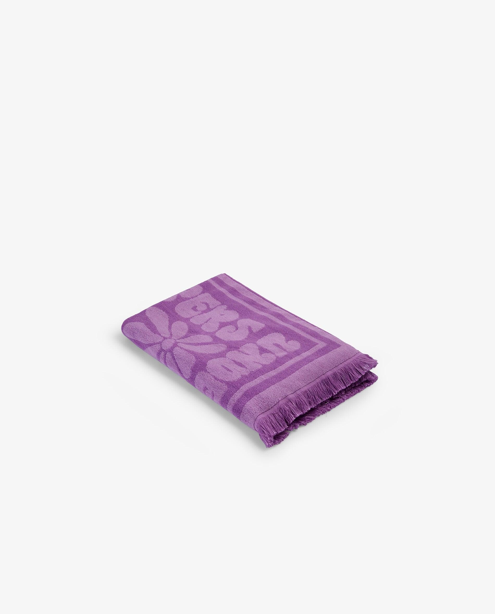 Toalha Infantil Estampada com Franjas Scalpers Roxo-3