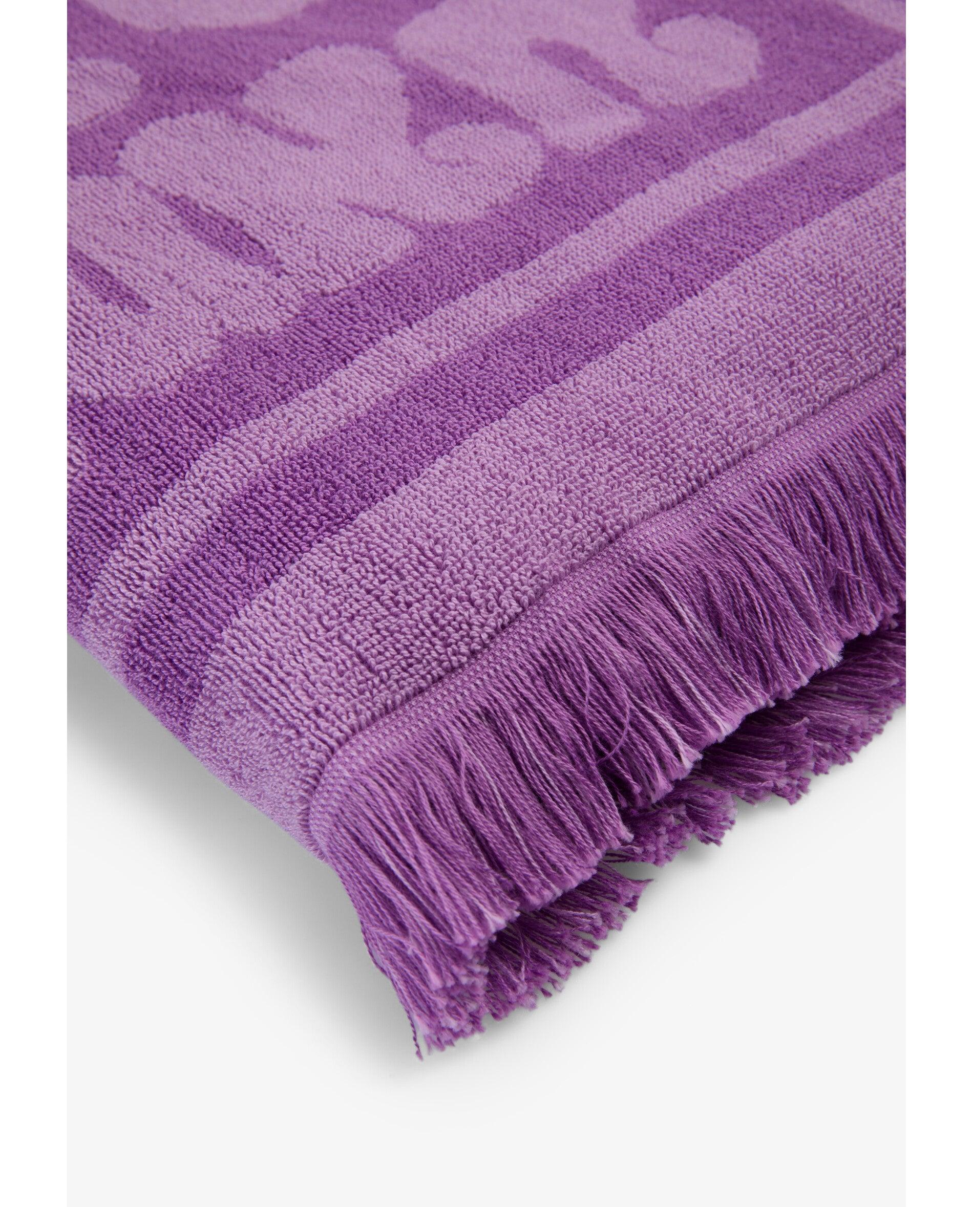 Toalha Infantil Estampada com Franjas Scalpers Roxo-4