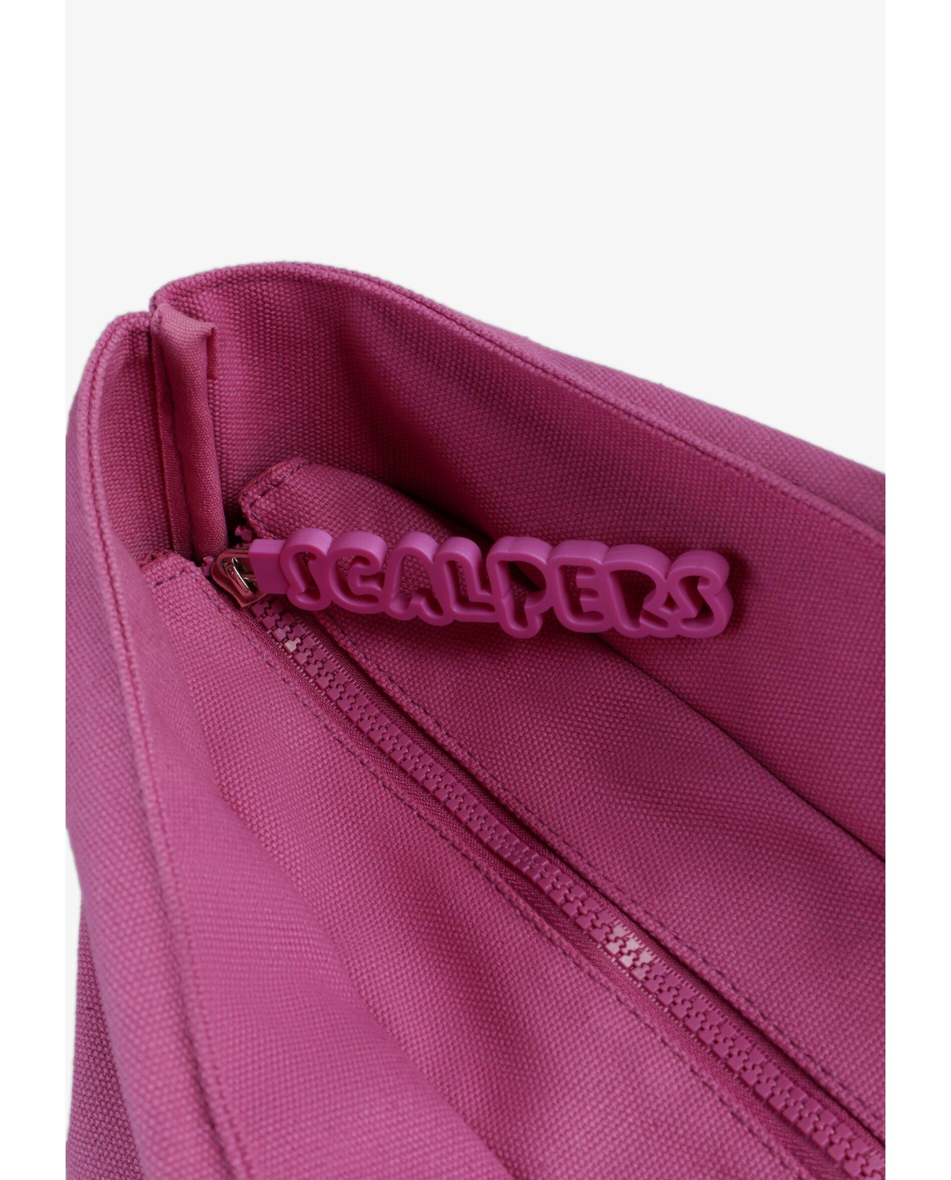 Mala Infantil Tote com Fecho Zip Scalpers Morango-5