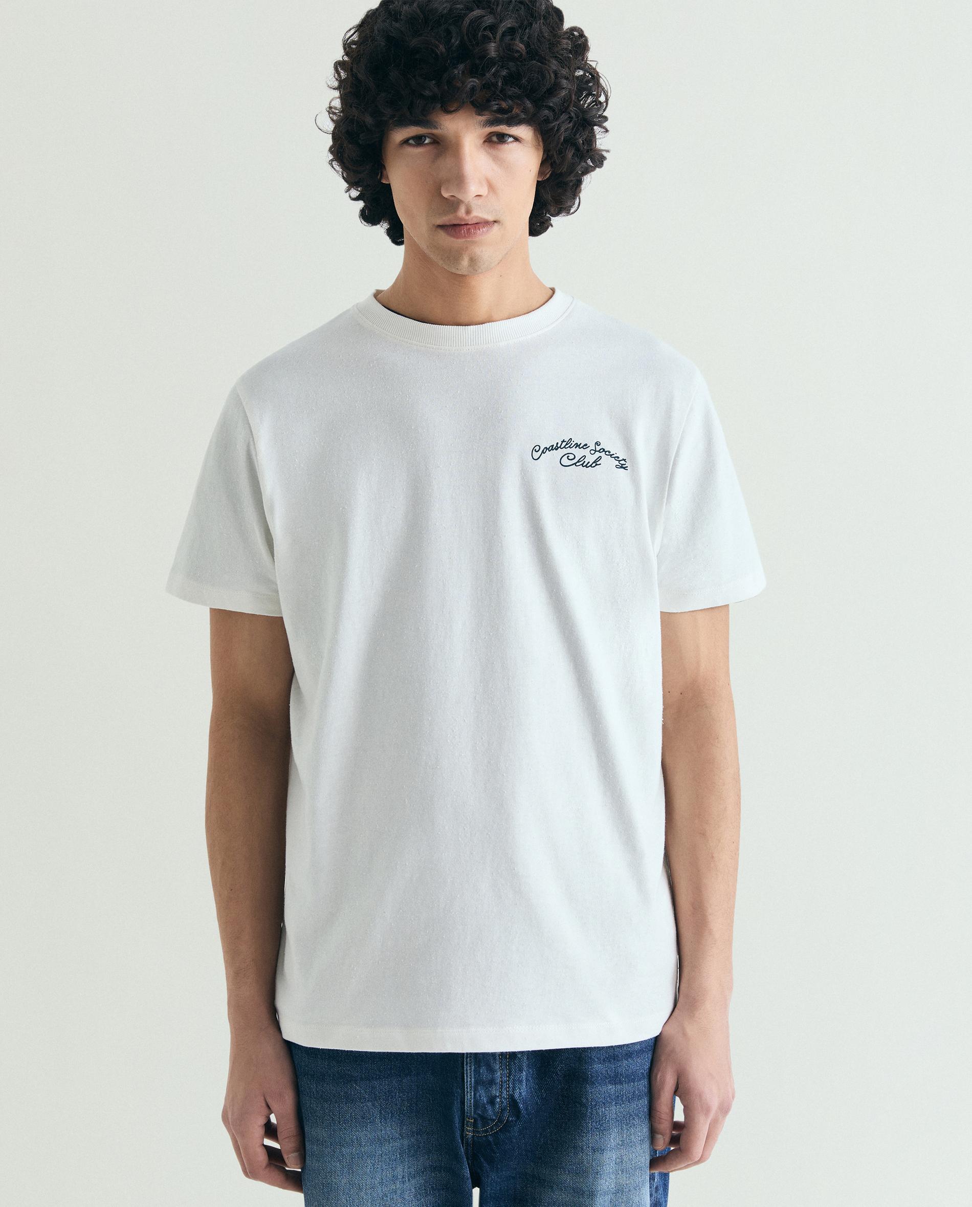 Imagem 0 de T-shirt de Manga Curta com Print Posterior