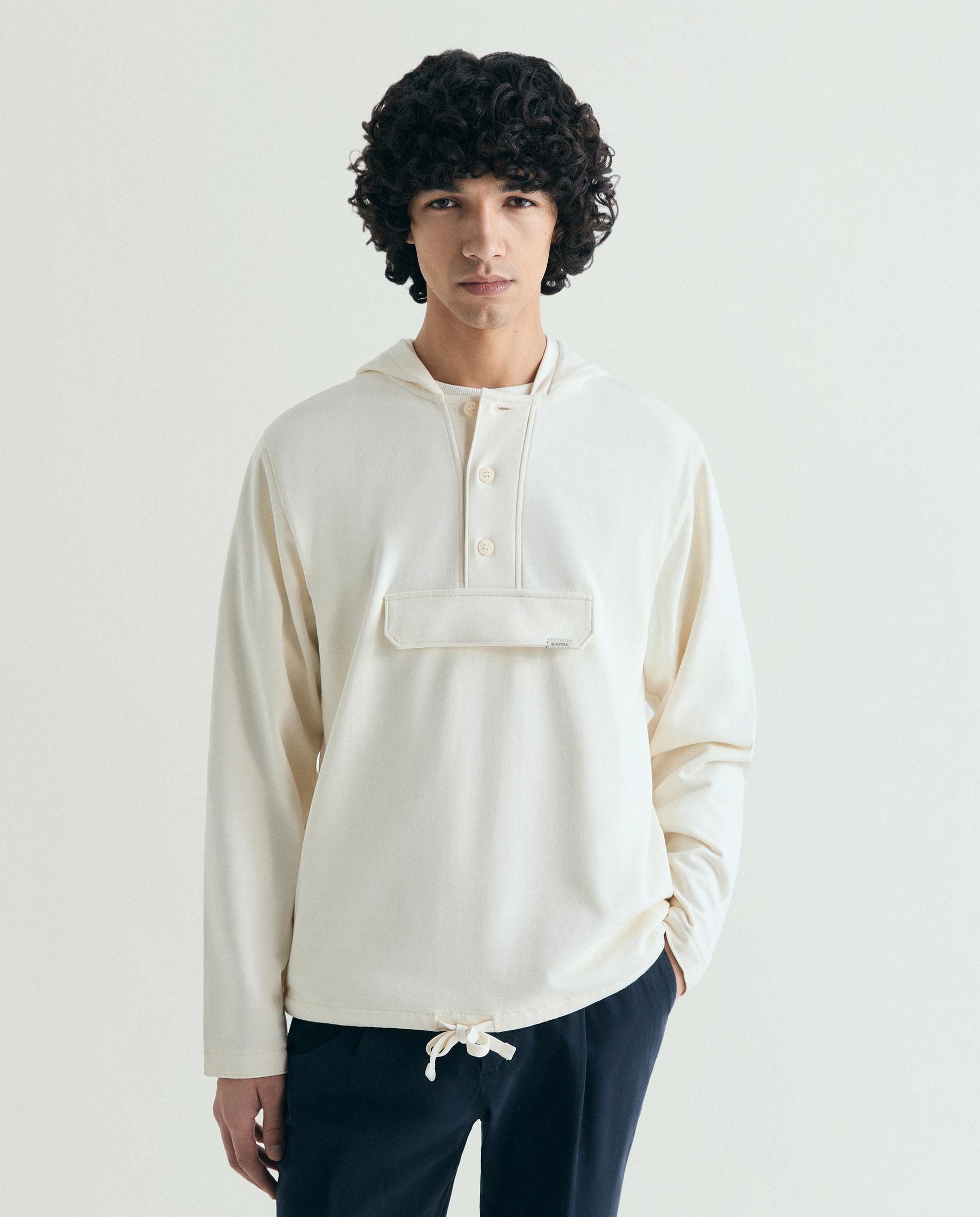 Imagem 0 de Sweatshirt com Capuz e Bolso com Aba