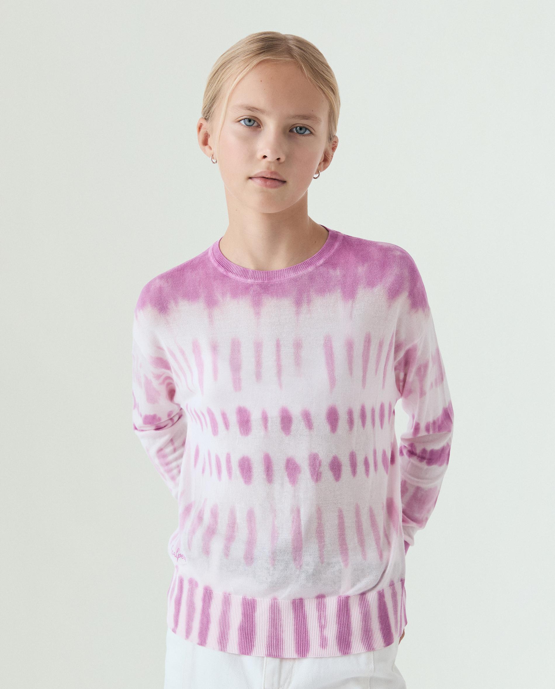 Imagem 0 de Camisola Infantil Tie-dye com Gola Redonda