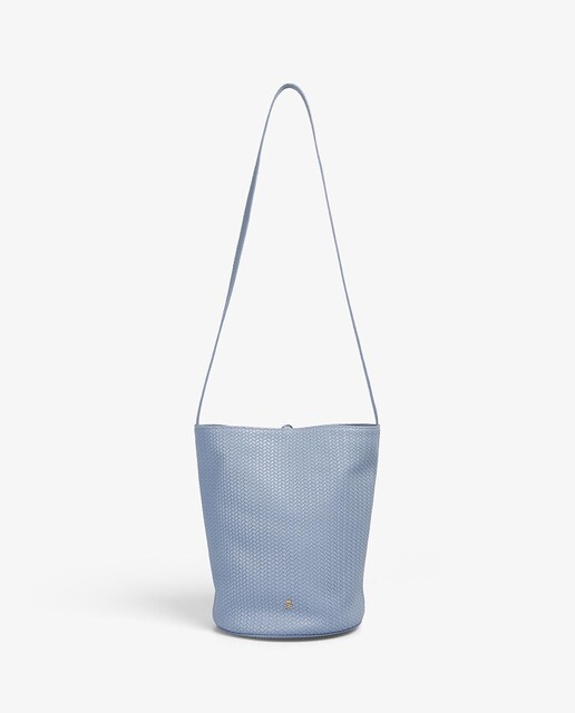 Imagem 0 de Mala a Tiracolo Tipo Saco em Pele