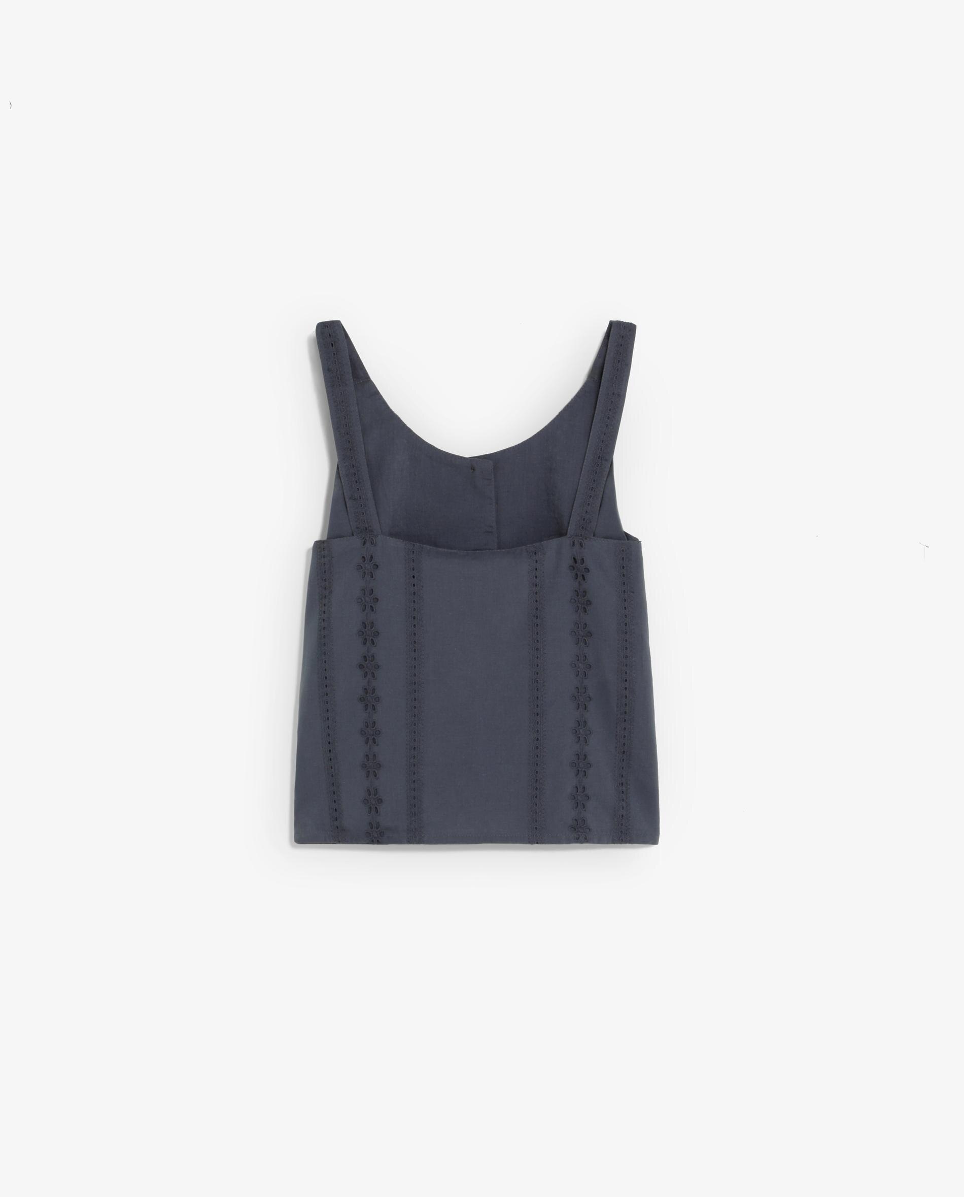 Top Infantil Bordado de Alças Scalpers Azul-antracite-6