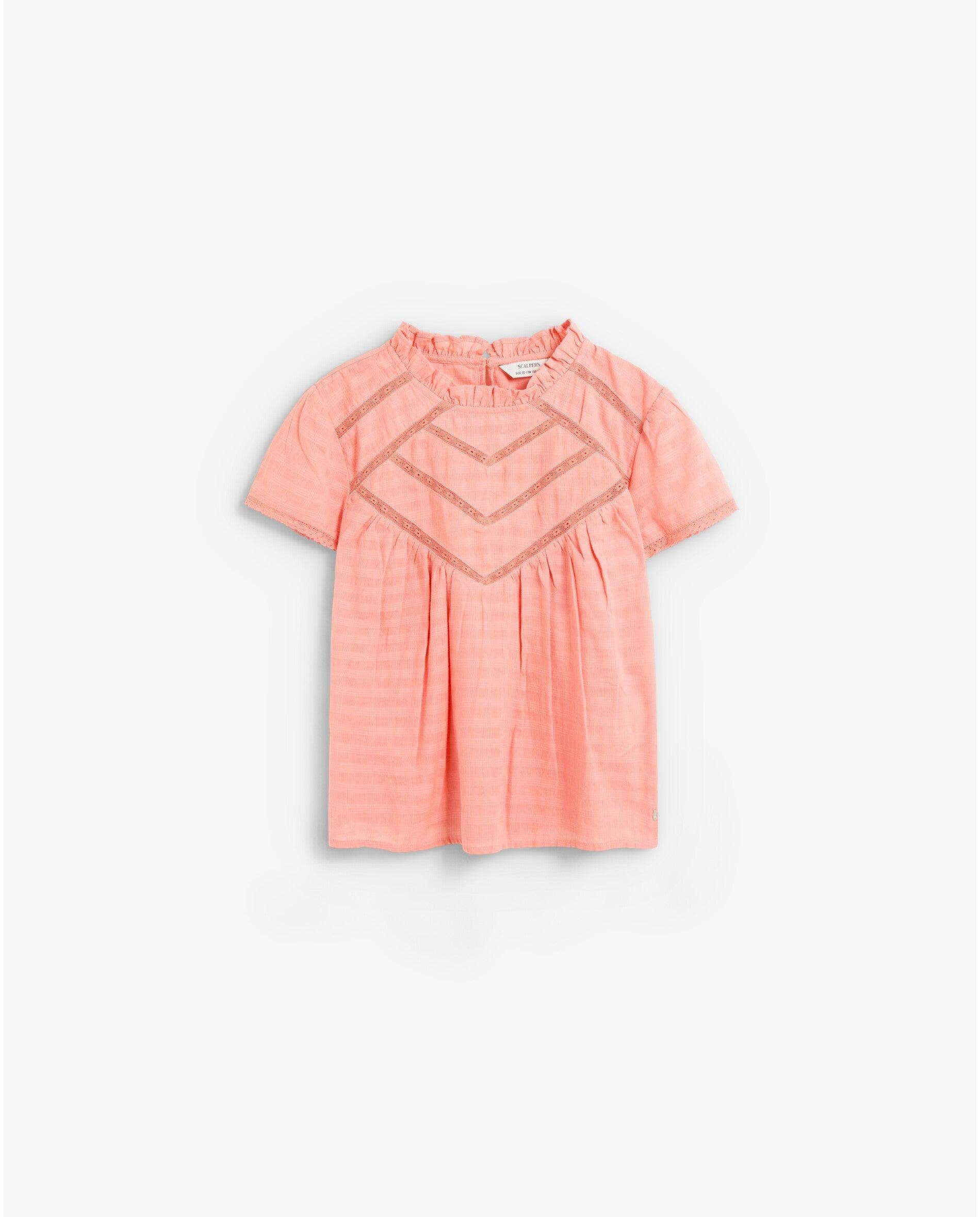 Imagem 0 de Blusa Infantil de Manga Curta com Bordados