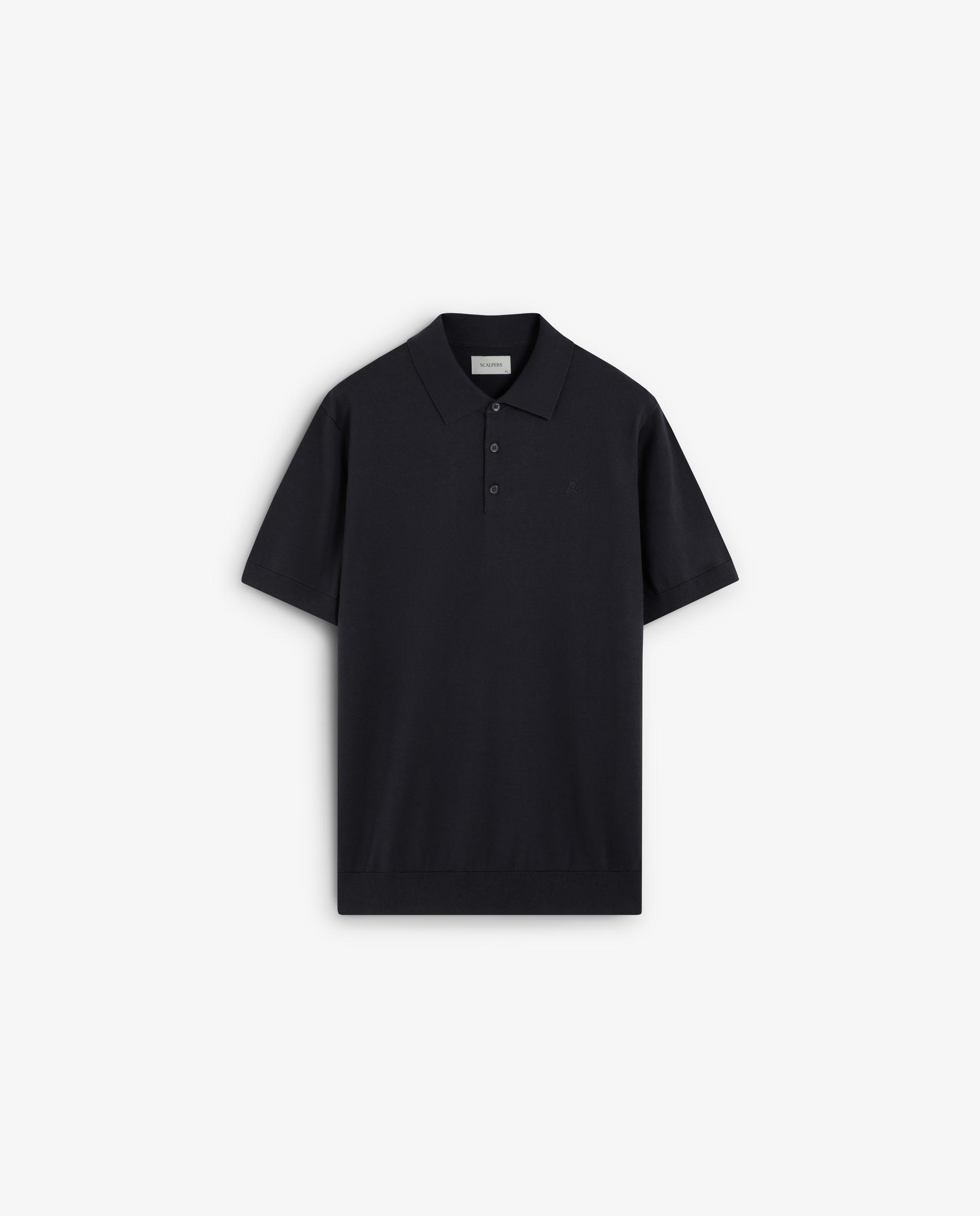 Polo de Manga Curta Regular Fit Navy-5