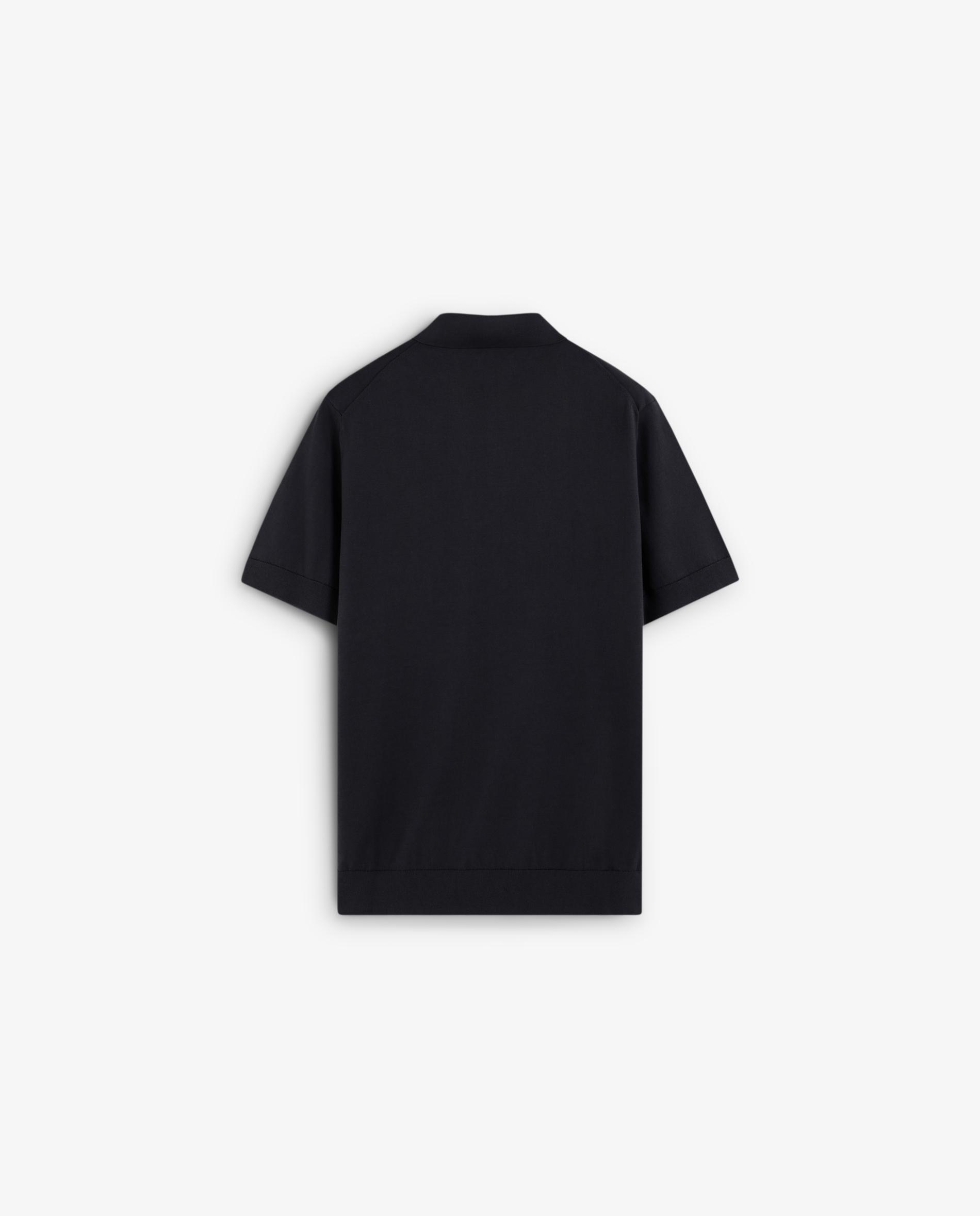 Polo de Manga Curta Regular Fit Navy-6