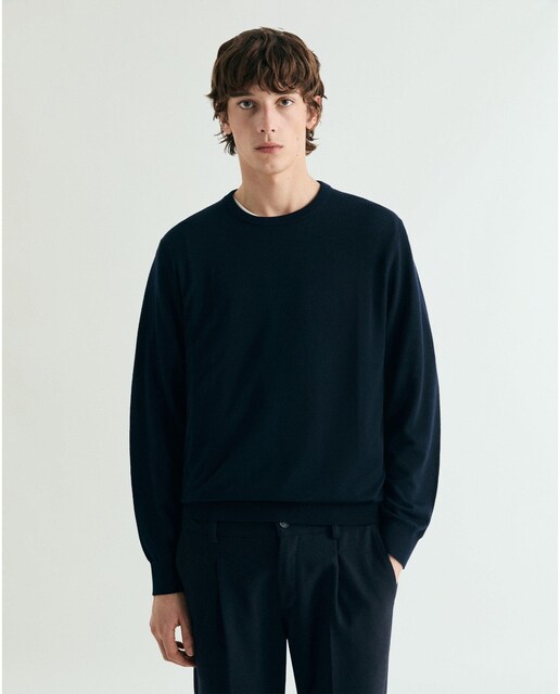 Imagem 0 de Camisola de Lã Merino com Gola Redonda