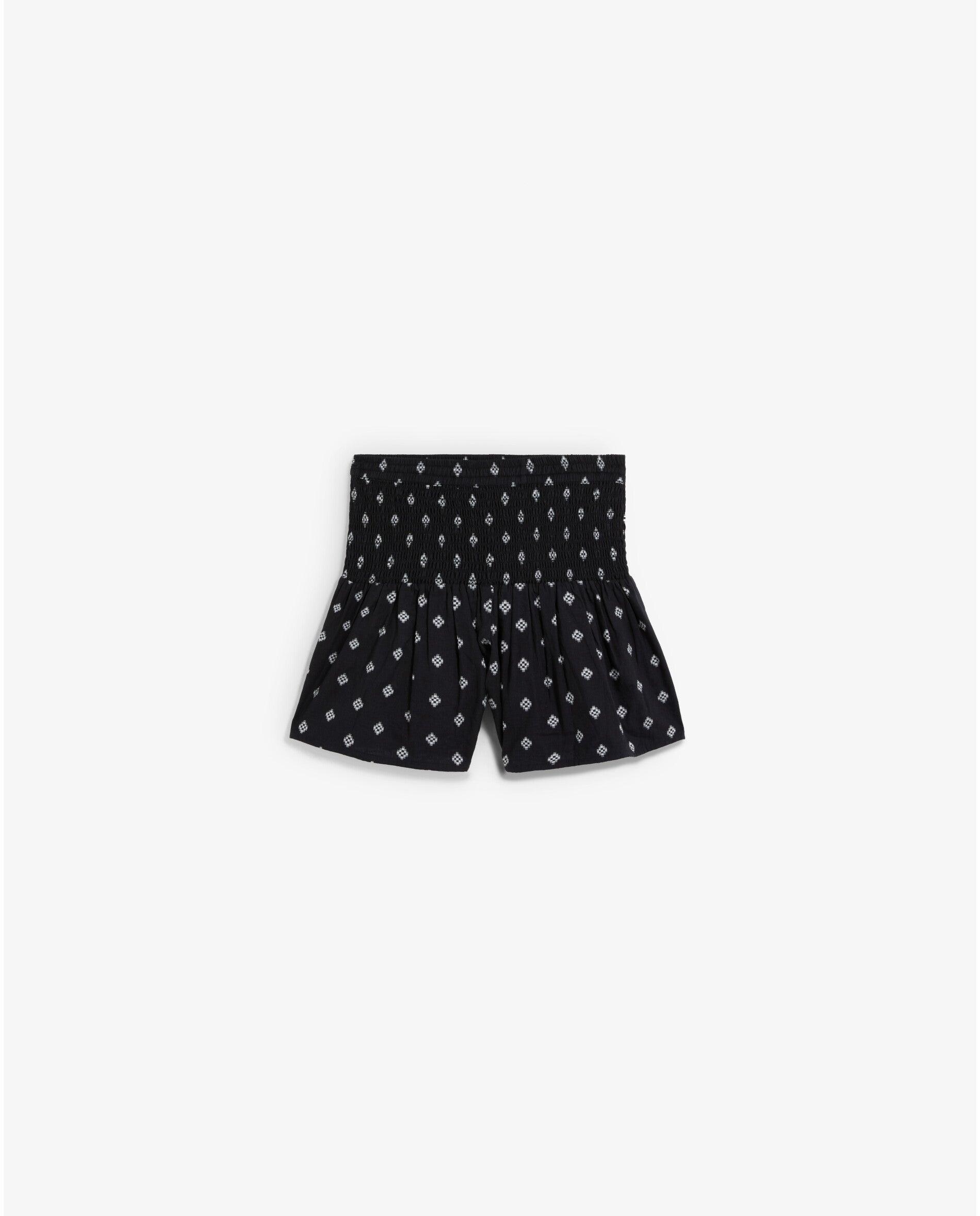 Calções Infantil Estampados com Cintura Elástica Preto-5
