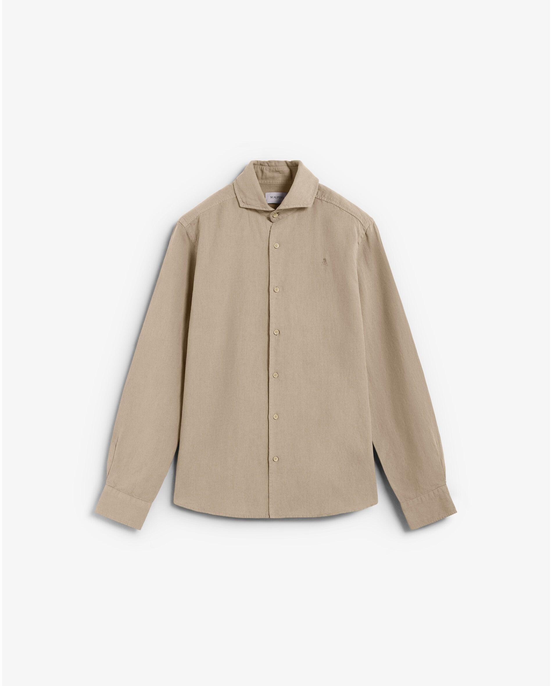 Imagem 0 de Camisa Regular Fit de Manga Comprida Lisa