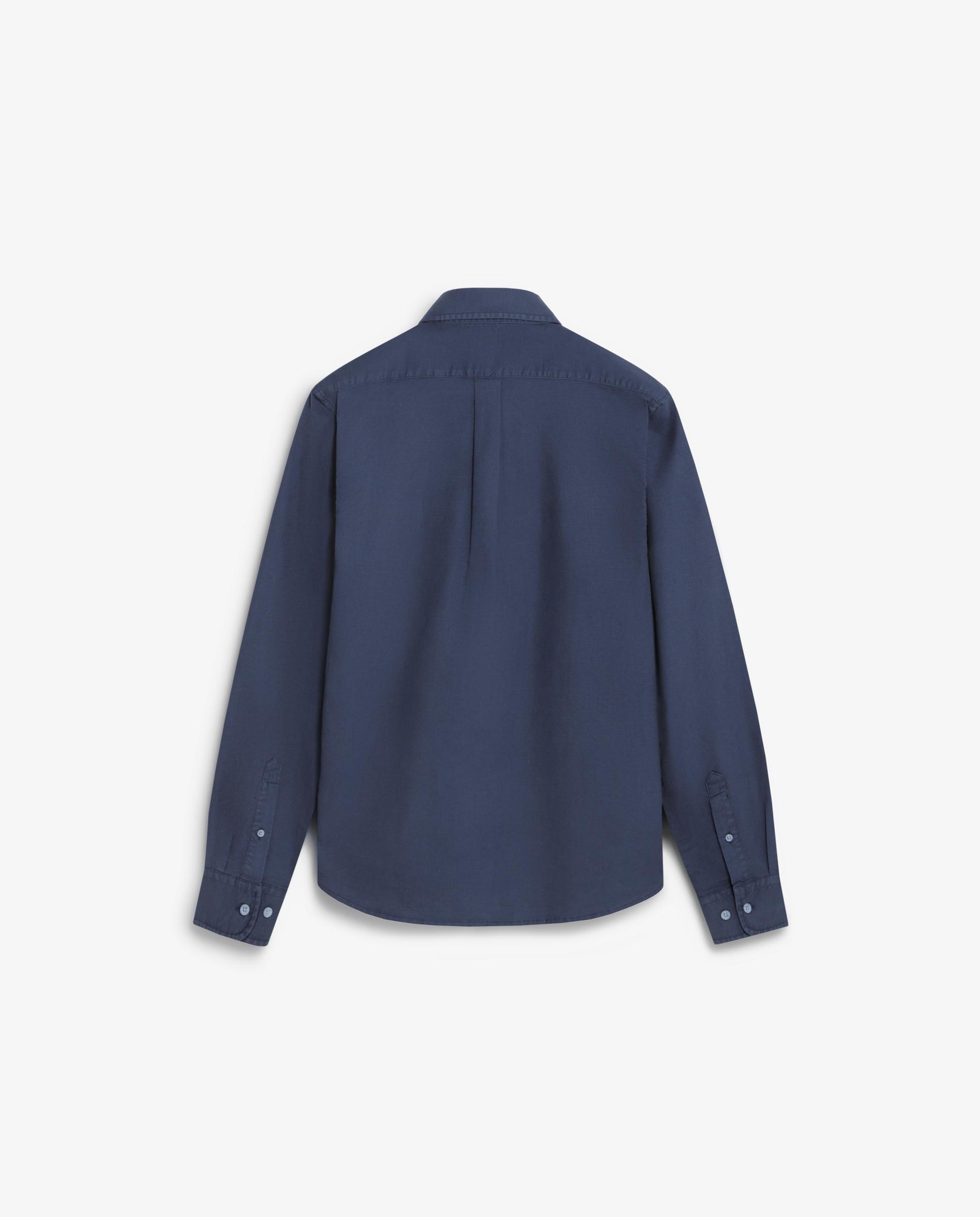 Camisa Regular com Bolso Navy-5