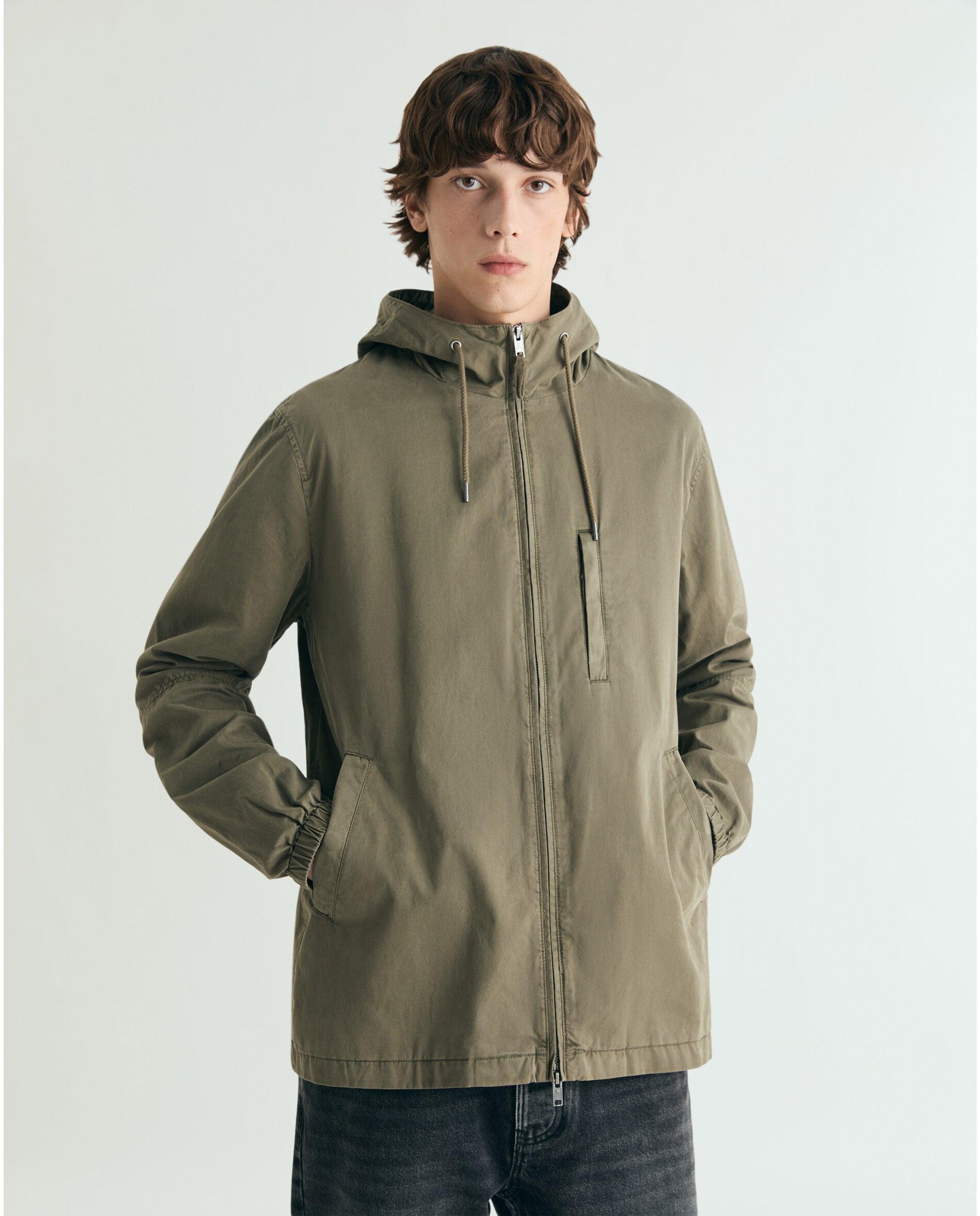 Imagem 0 de Casaco com Capuz e Fecho Zip