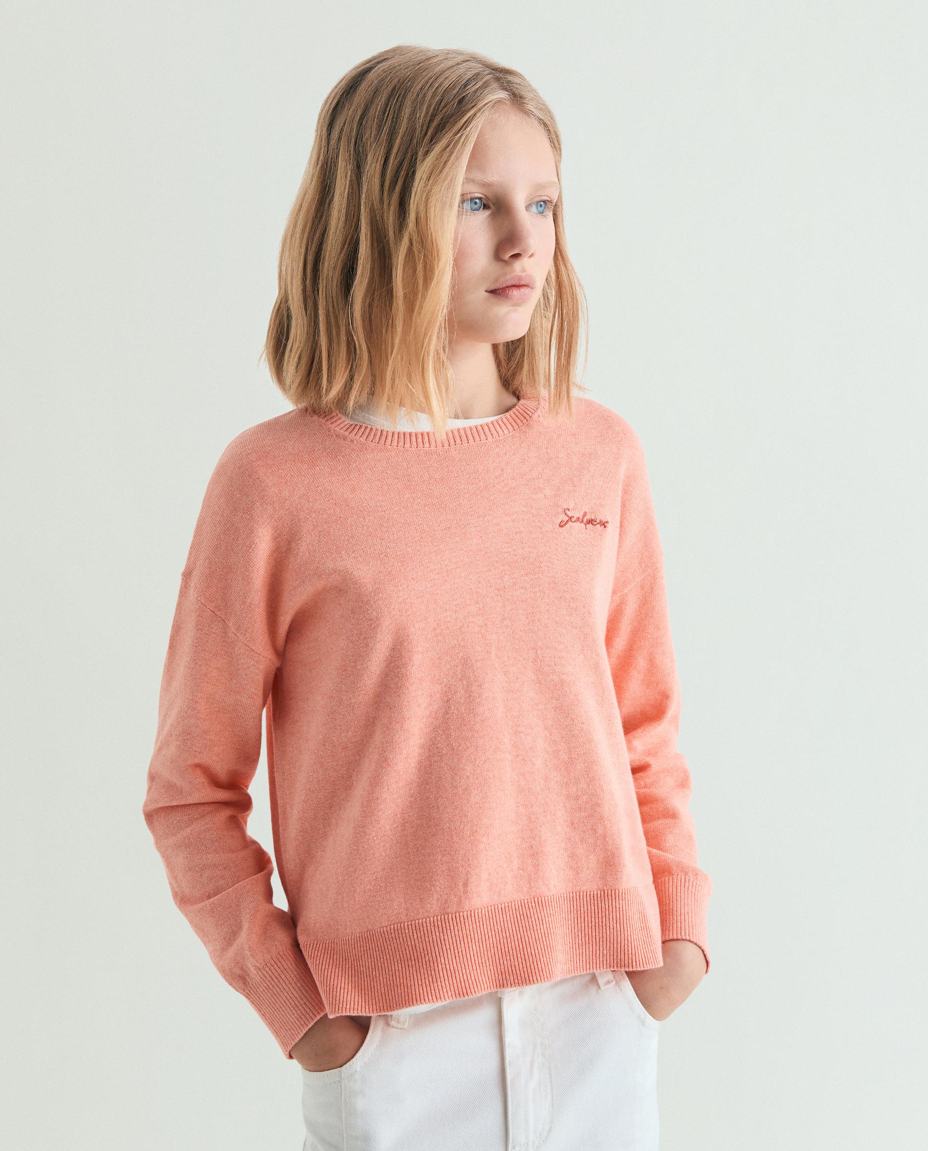 Imagem 0 de Camisola Infantil com Gola Redonda e Caveira Posterior