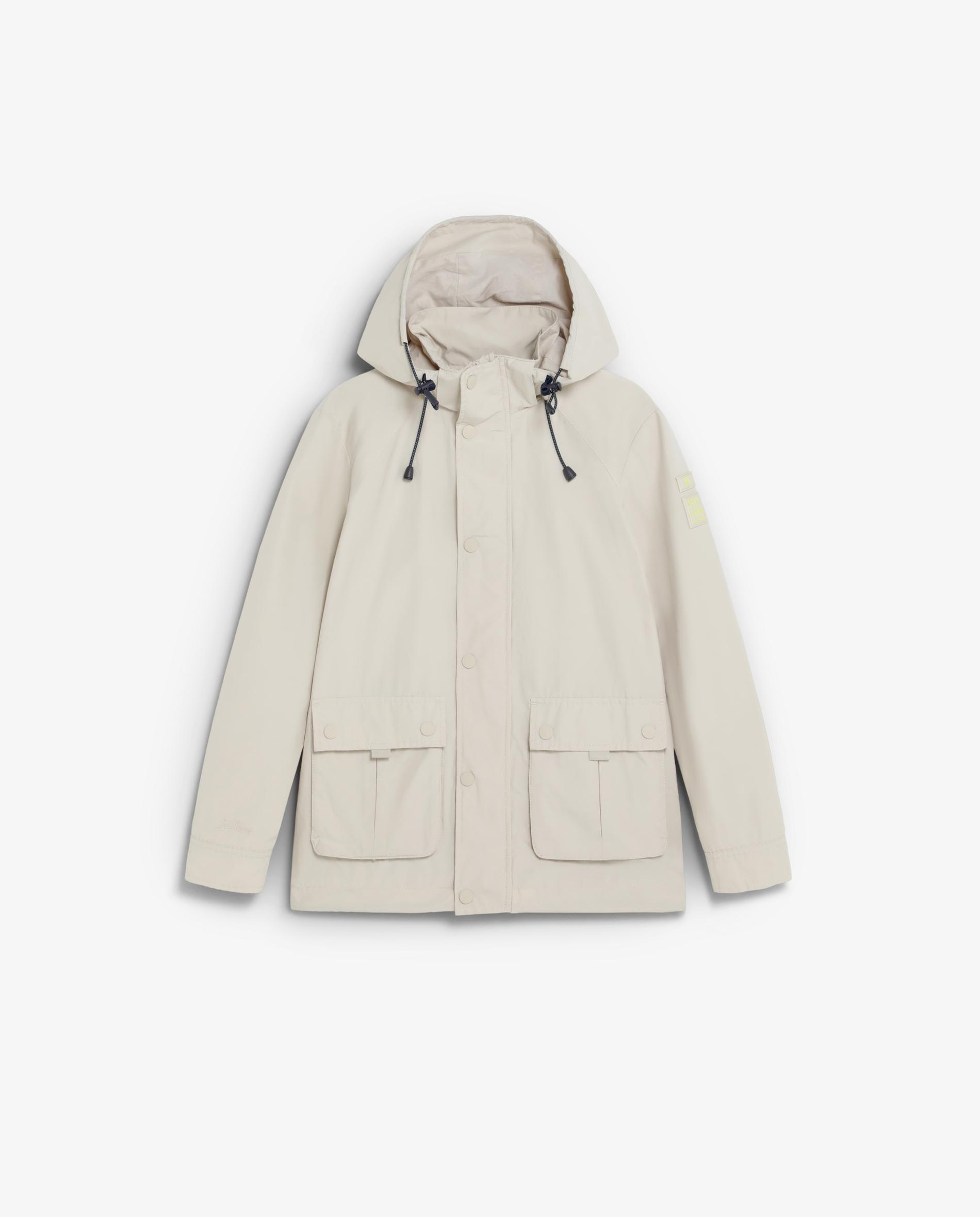 Parka Infantil com Capuz e Fecho Duplo Scalpers Branco-gelo-7