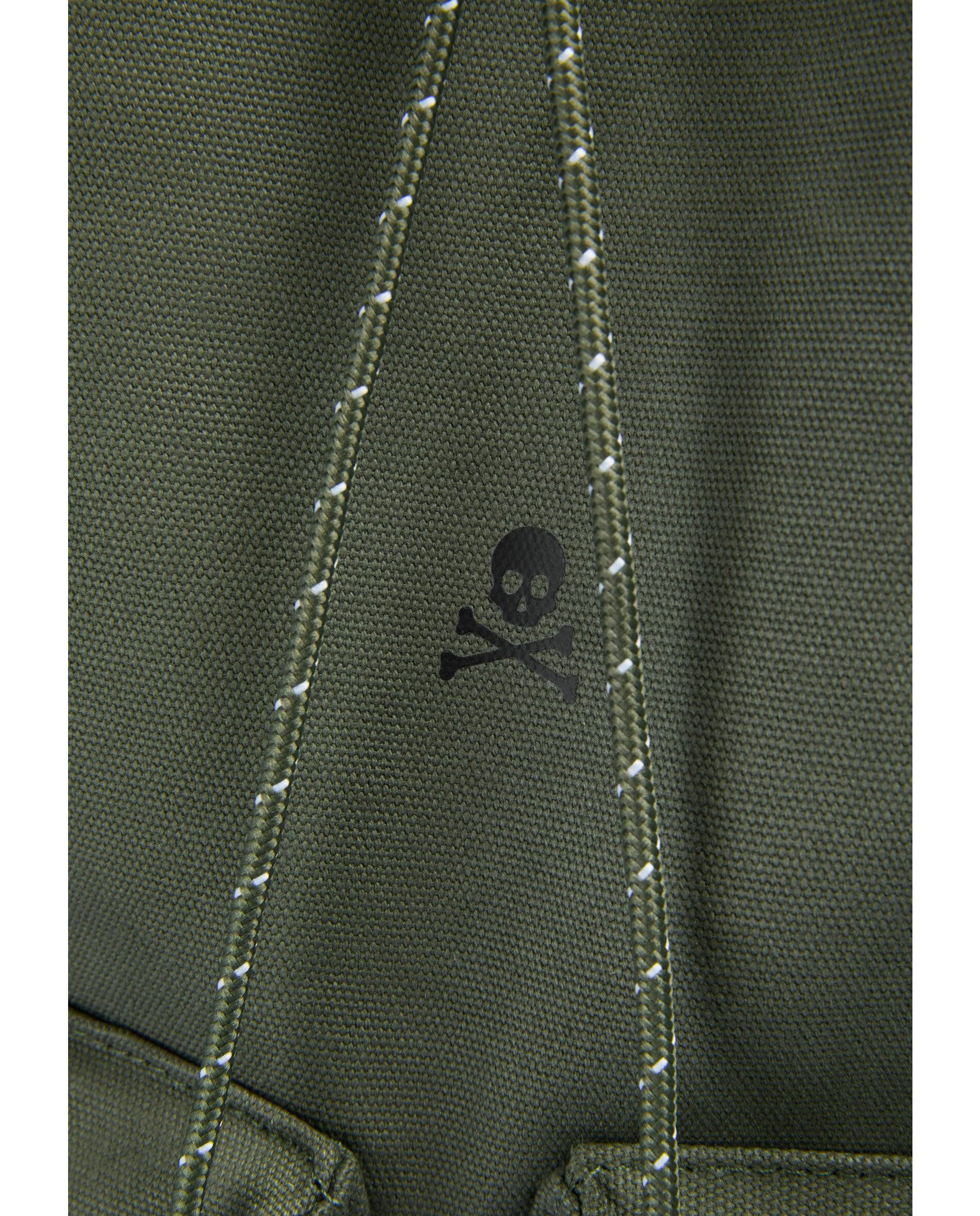 Mochila com Alça Dupla Superior e Alças Reguláveis Verde-militar-5