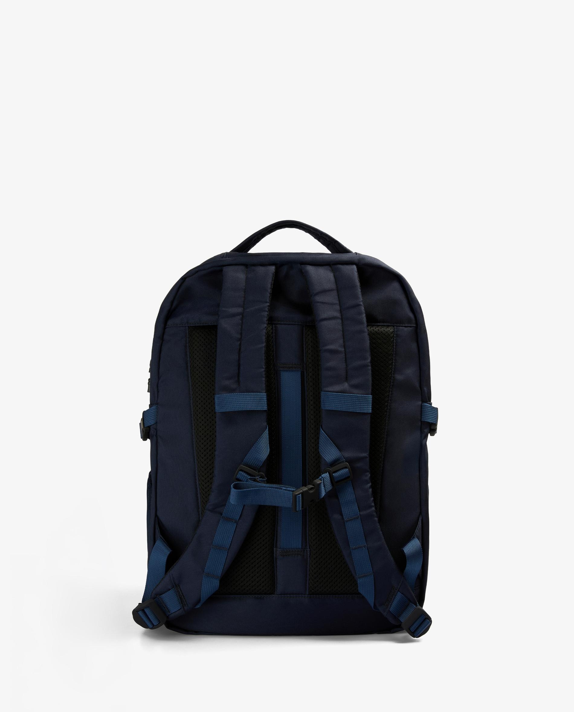 Mochila com Costas Acolchoadas e Múltiplos Compartimentos Navy-2